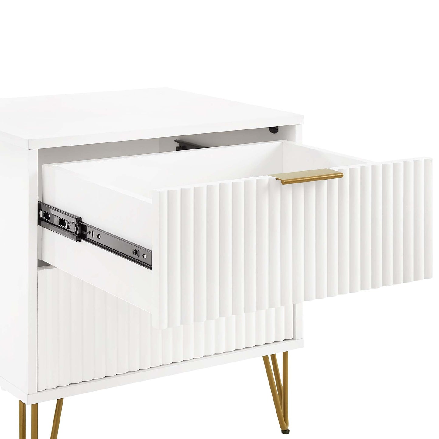 Manhattan Comfort 2-Piece DUMBO Nightstand and Dresser