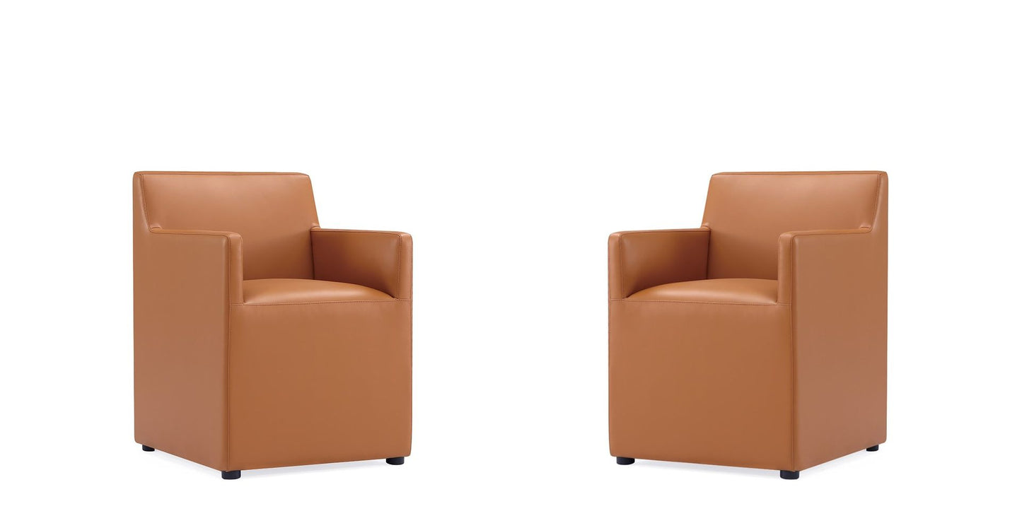 Manhattan Comfort Anna Square Dining Armchair