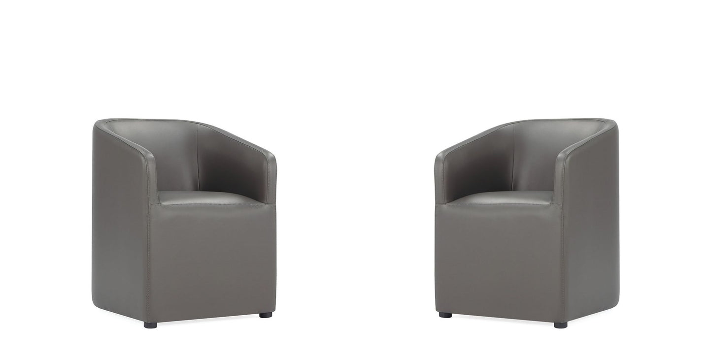 Manhattan Comfort Anna Round Dining Armchair