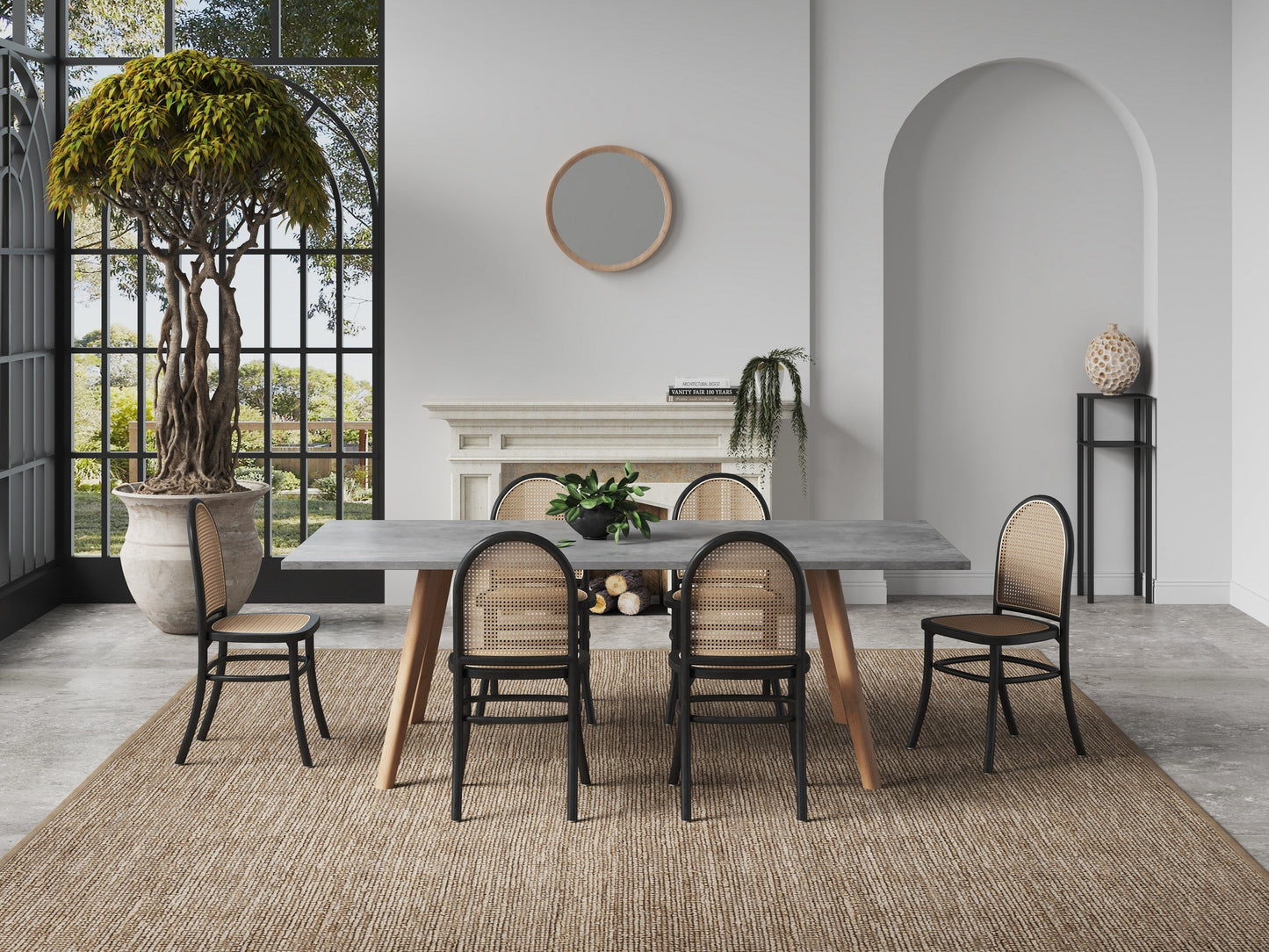 Manhattan Comfort Paragon 1.0 Dining Chair - Set of 4
