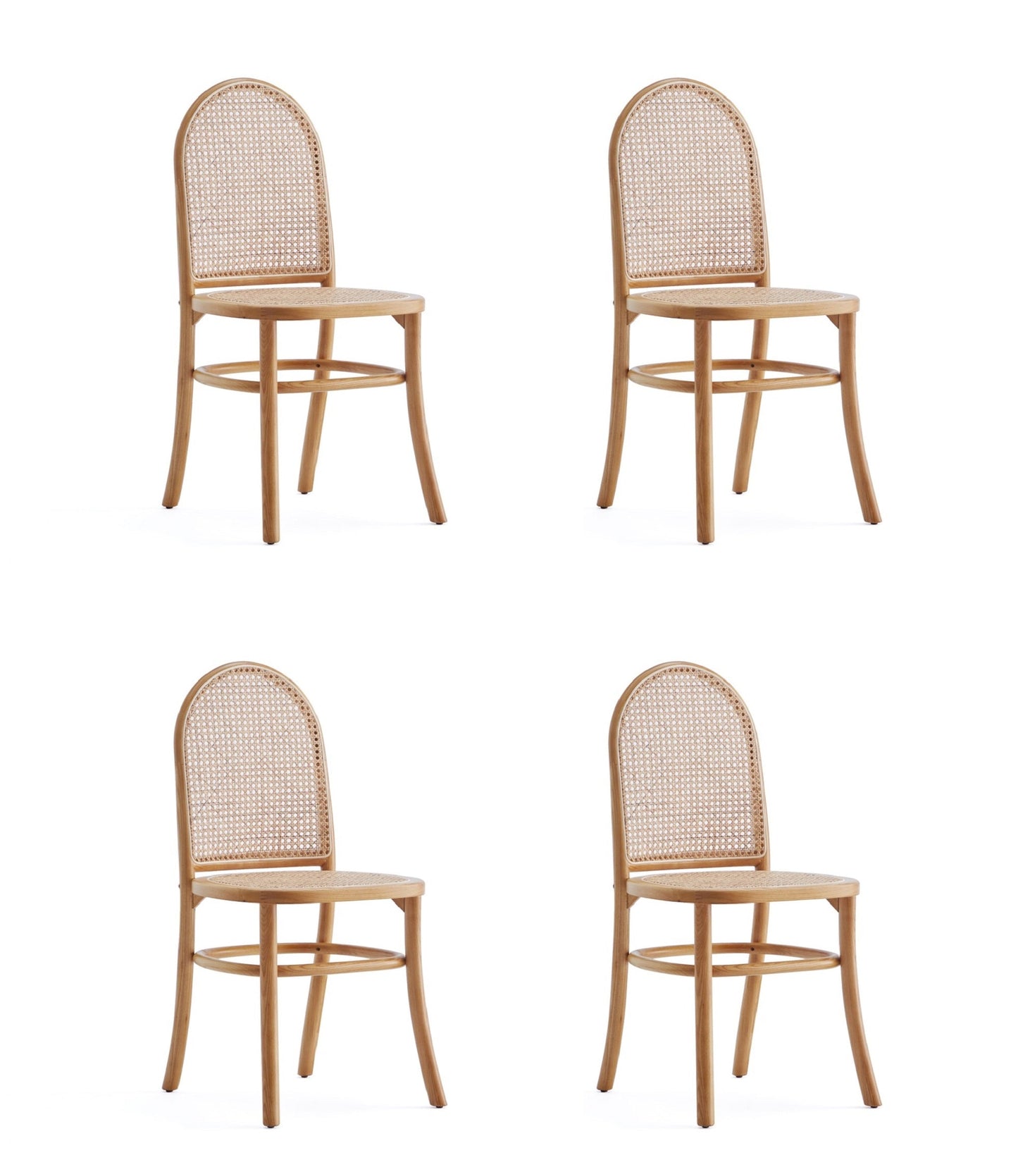 Manhattan Comfort Paragon 1.0 Dining Chair - Set of 4
