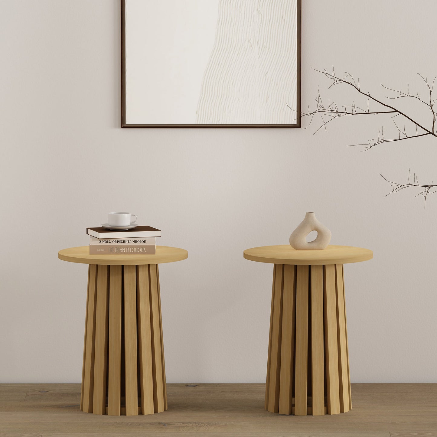 Manhattan Comfort Layla End Table - Set of 2