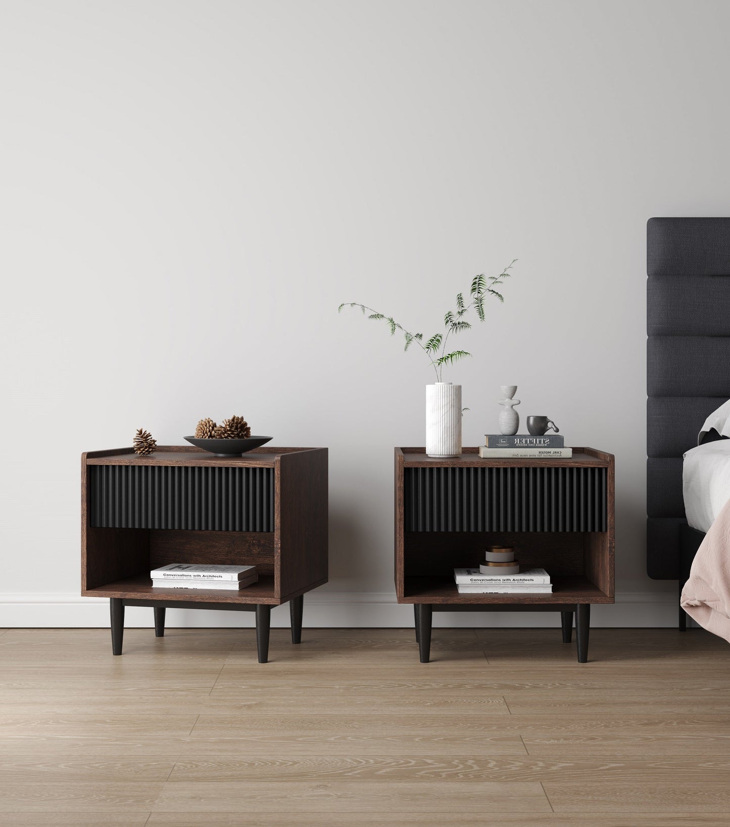 Manhattan Comfort Duane Nightstand - Set of 2