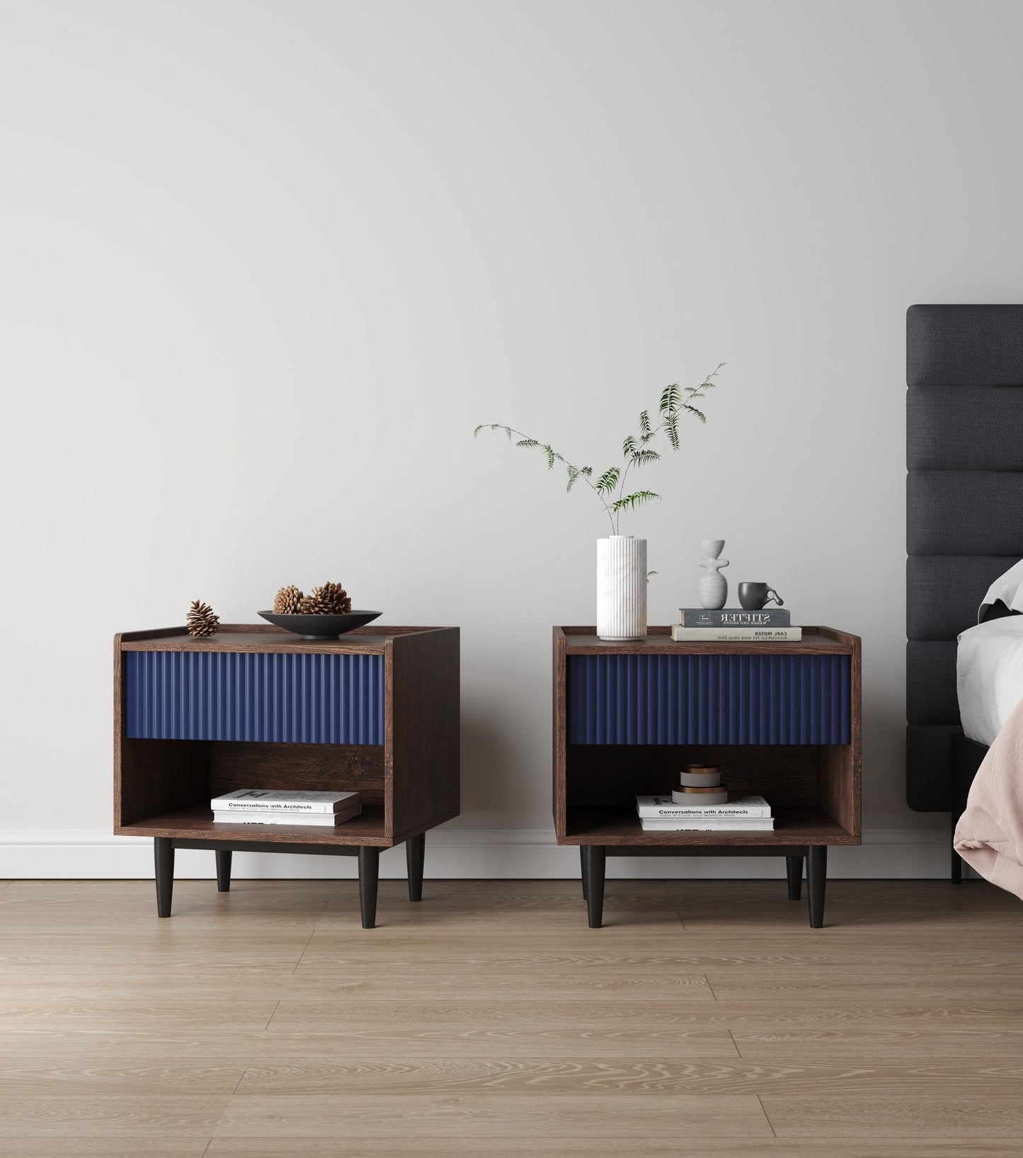 Manhattan Comfort Duane Nightstand - Set of 2
