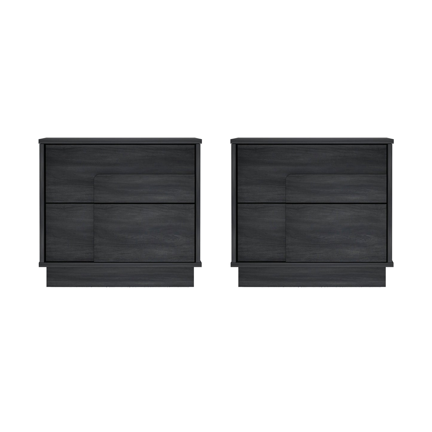 Manhattan Comfort Horizon Nightstand - Set of 2