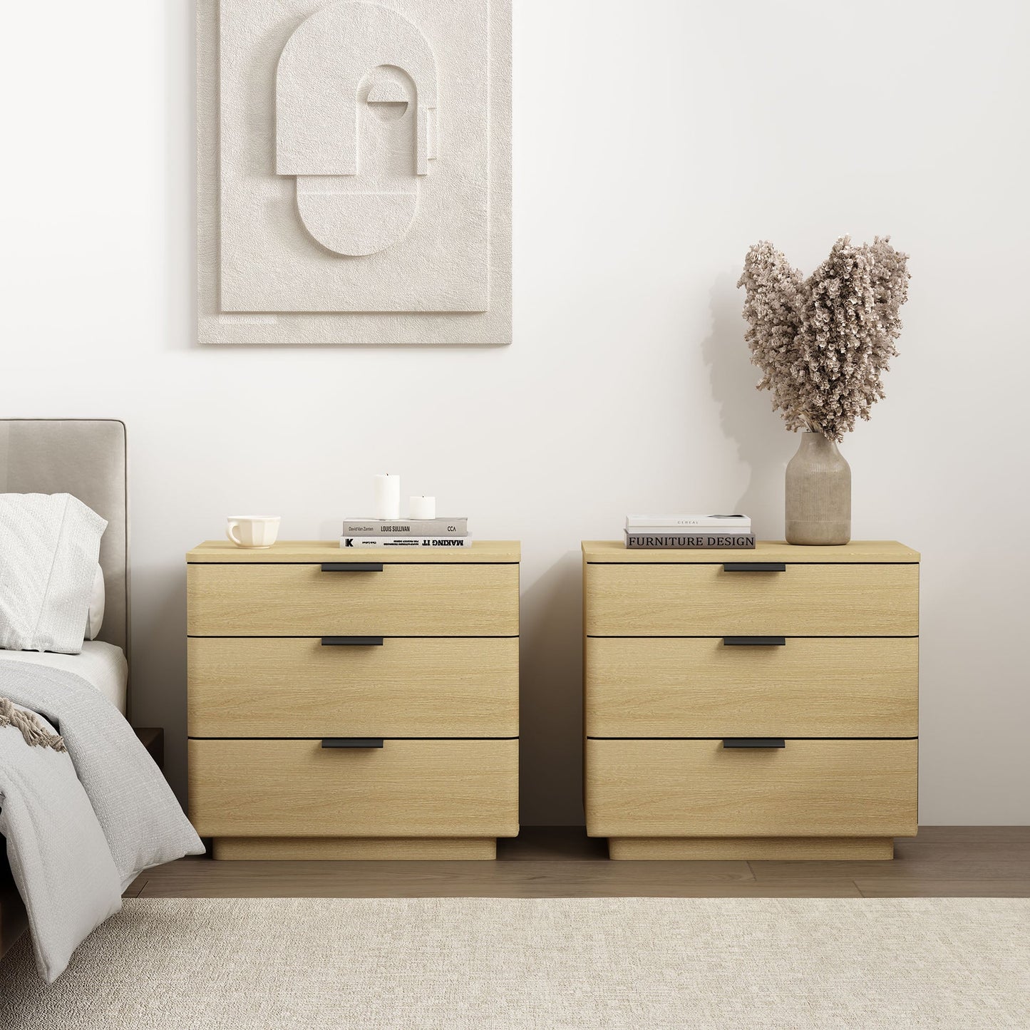Manhattan Comfort Payton Nightstand - Set of 2
