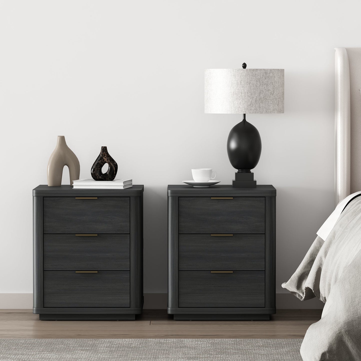 Manhattan Comfort Evelyn Nightstand - Set of 2