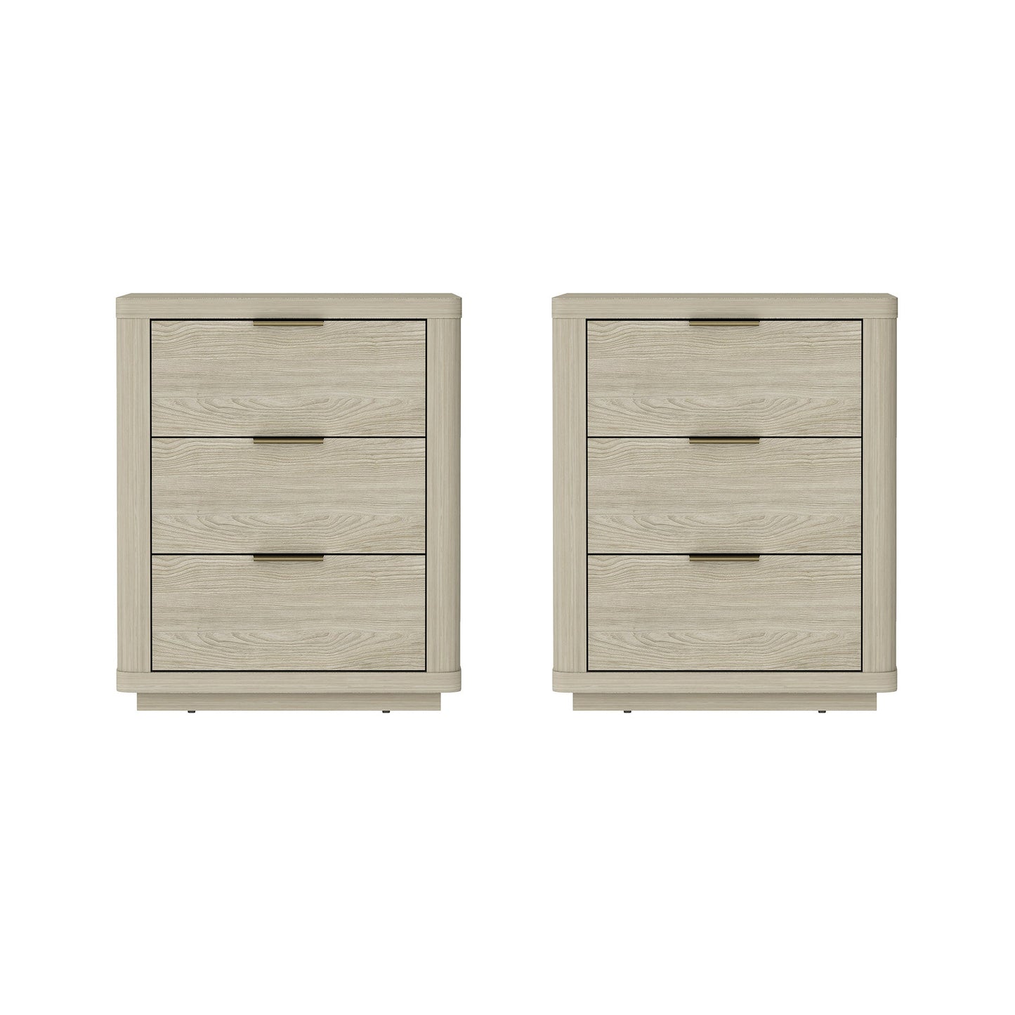Manhattan Comfort Evelyn Nightstand - Set of 2