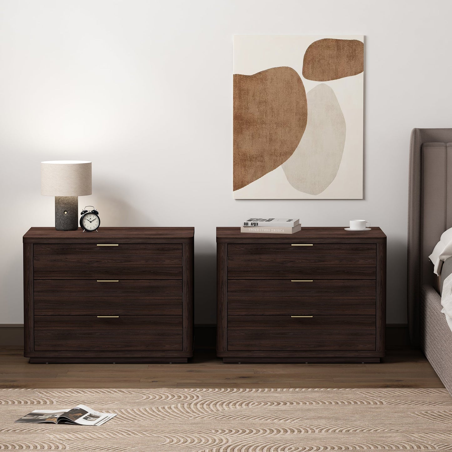 Manhattan Comfort Evelyn 32" Nightstand 4.0 - Set of 2