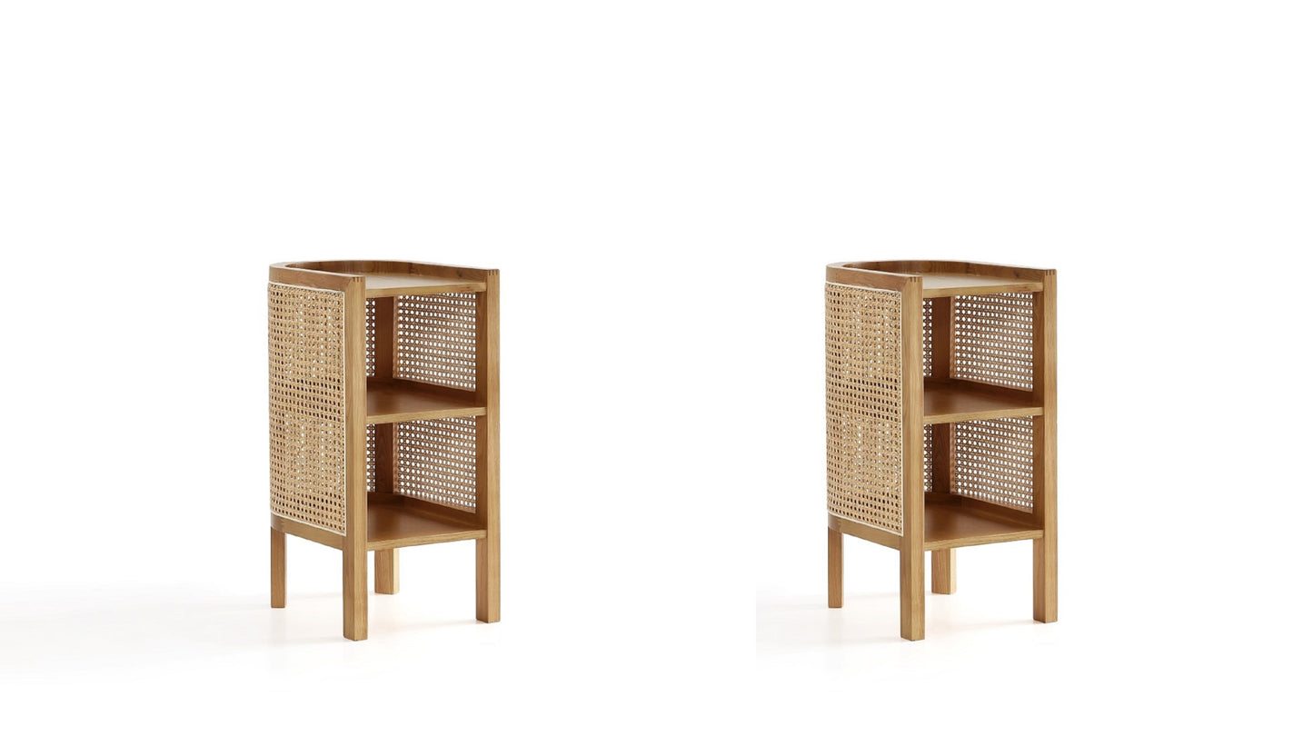 Manhattan Comfort Versailles End Table - Set of 2