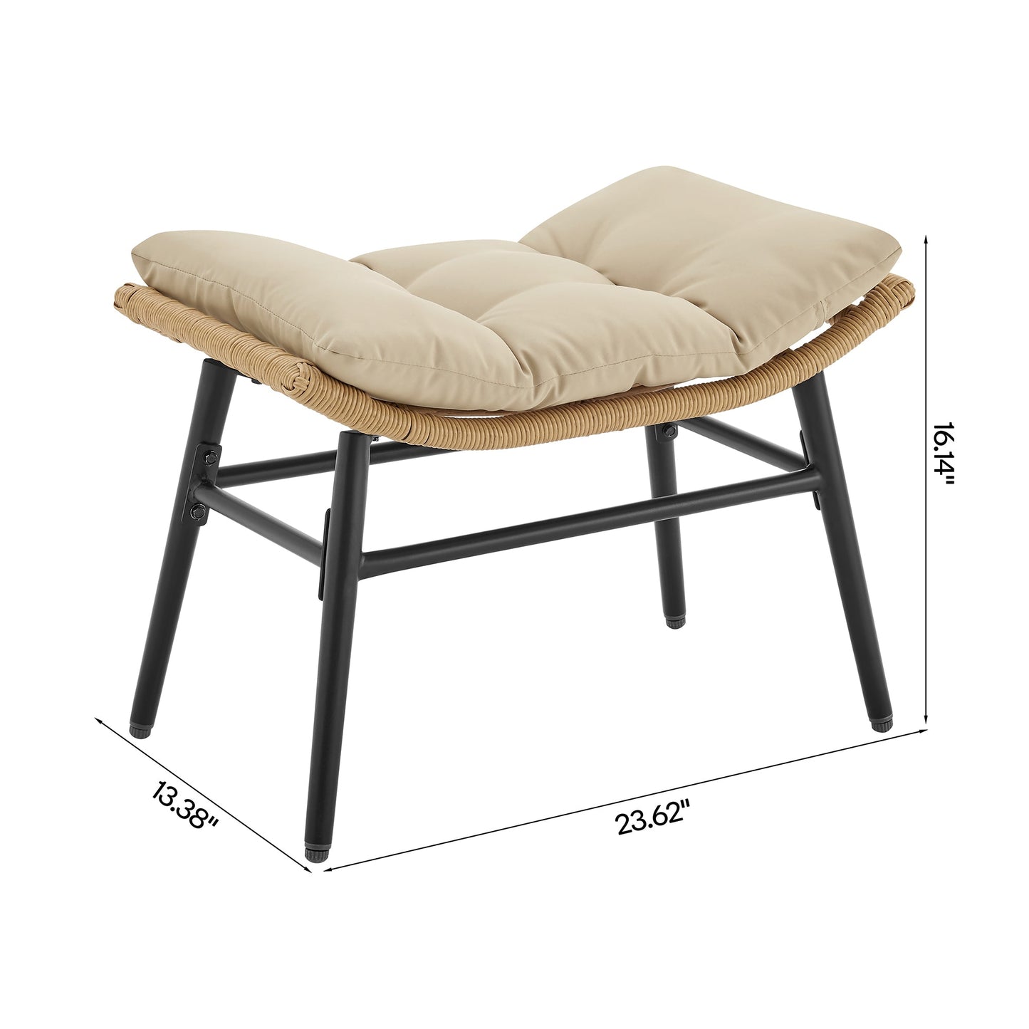Manhattan Comfort 6-Piece Benson Patio Rocking Chair