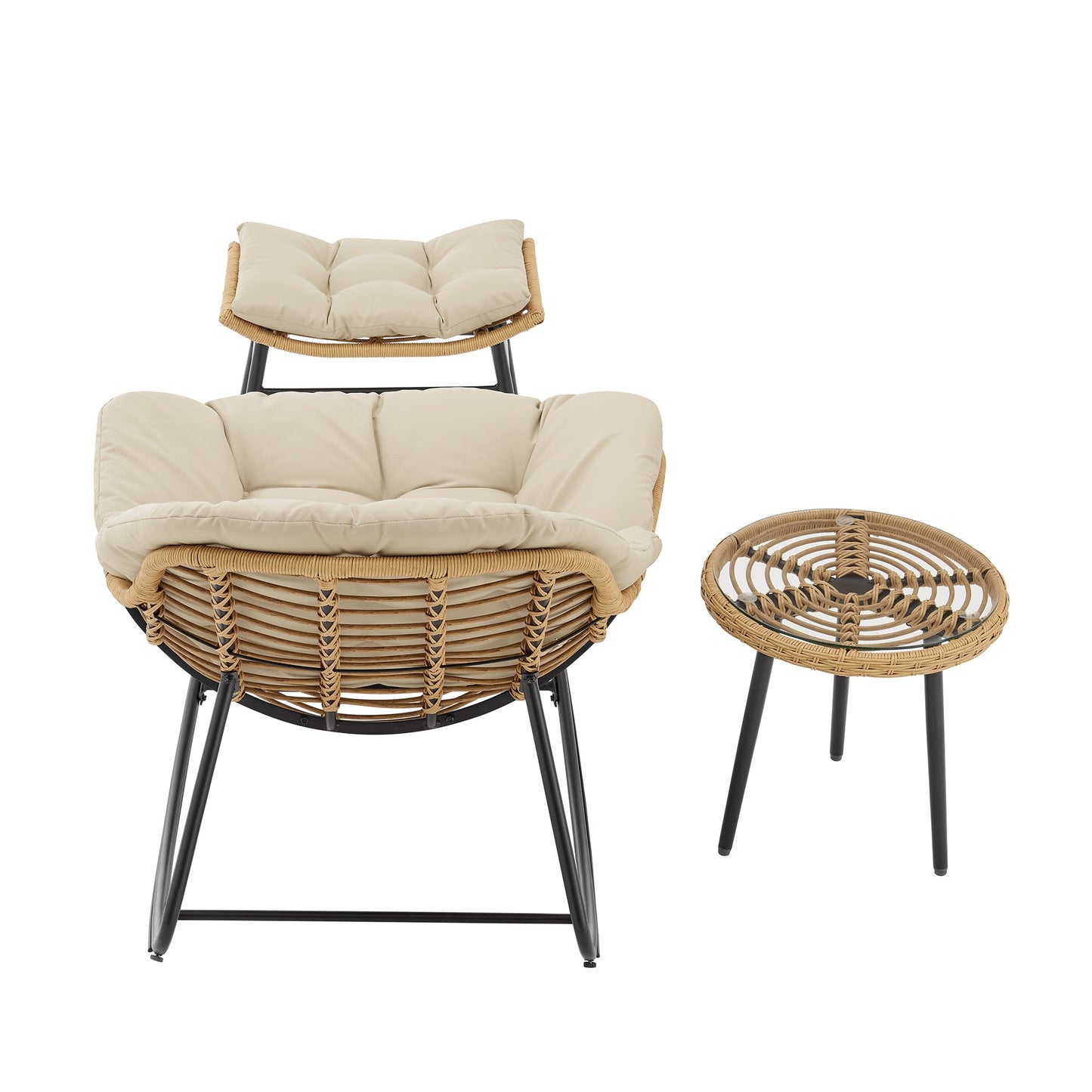 Manhattan Comfort 6-Piece Benson Patio Rocking Chair