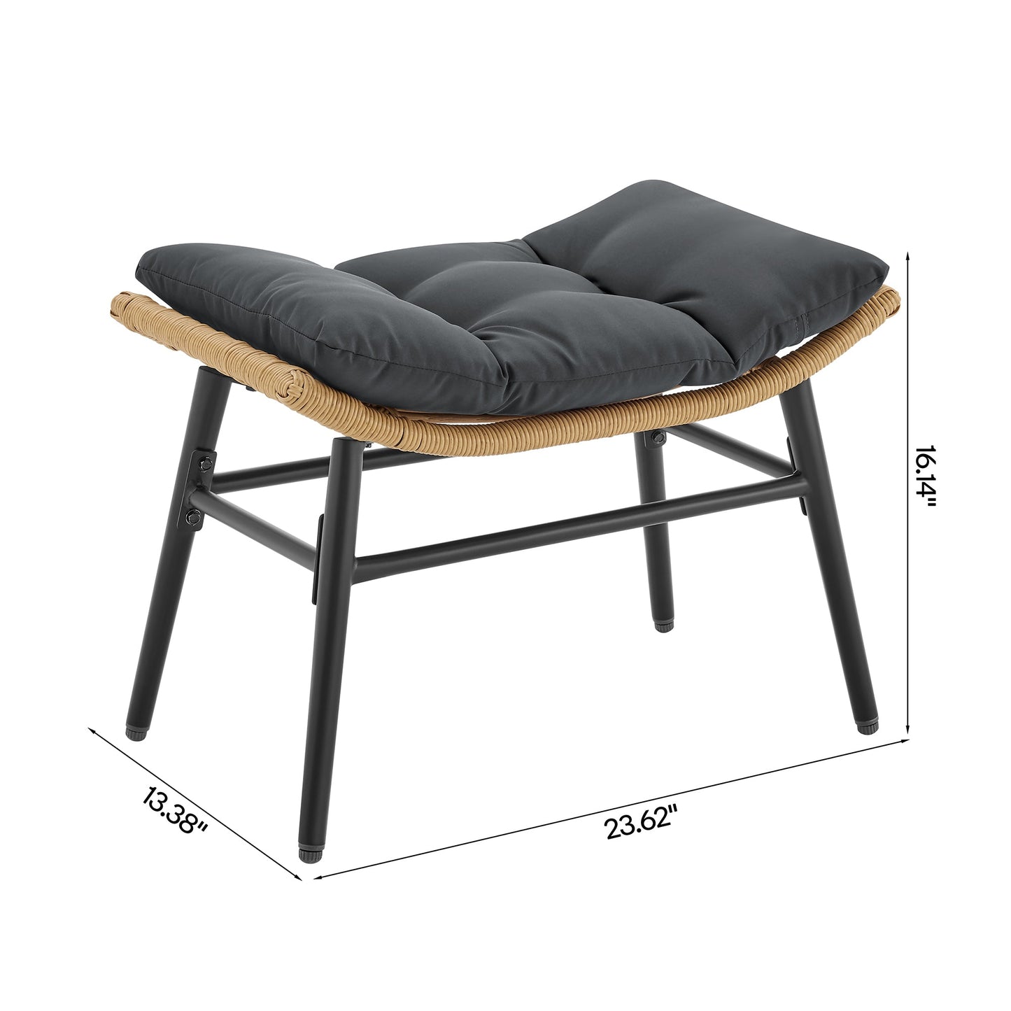 Manhattan Comfort 6-Piece Benson Patio Rocking Chair