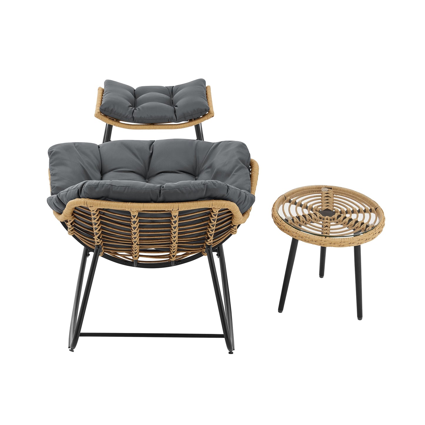 Manhattan Comfort 6-Piece Benson Patio Rocking Chair