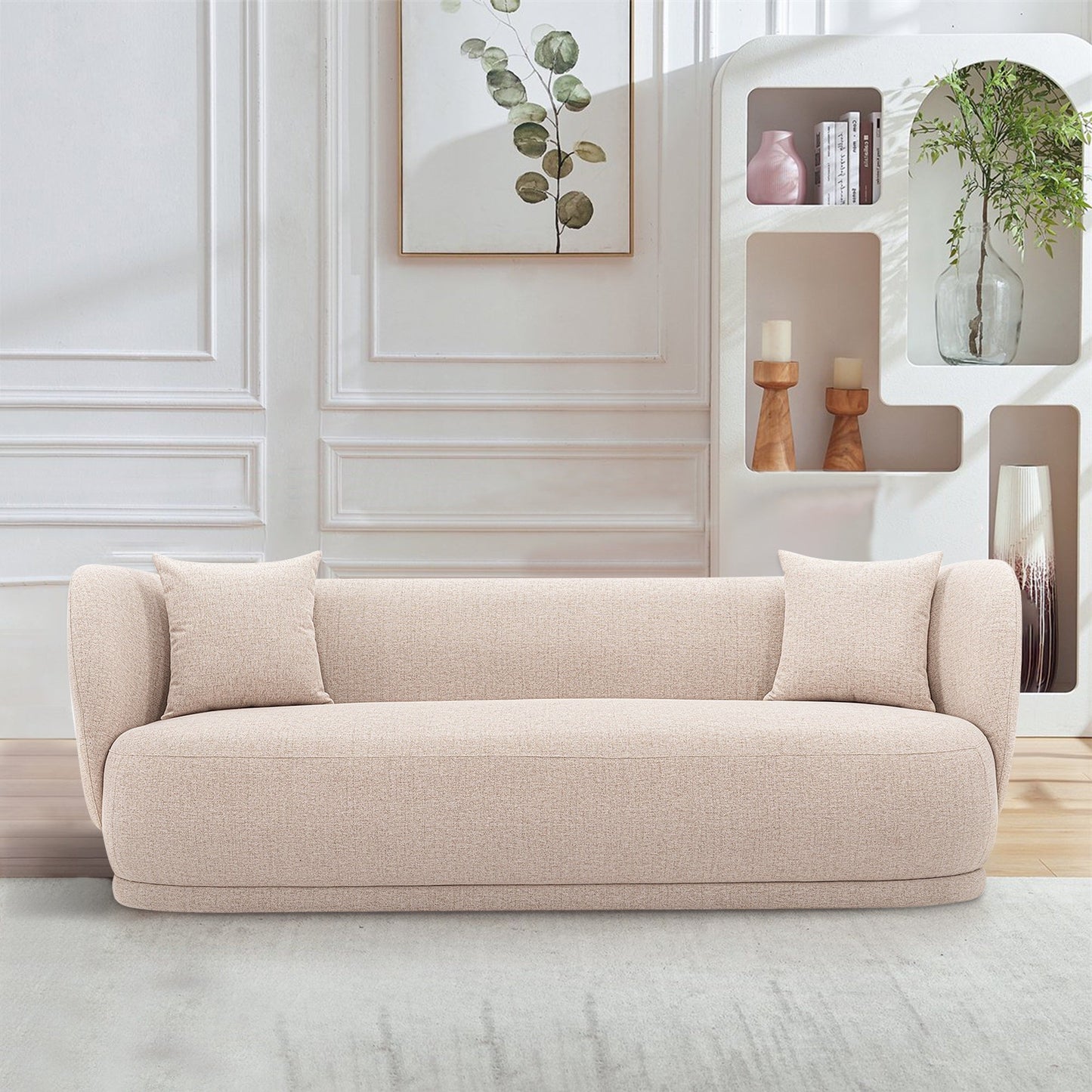 Manhattan Comfort 2-Piece Siri Sofa and Accent Chair