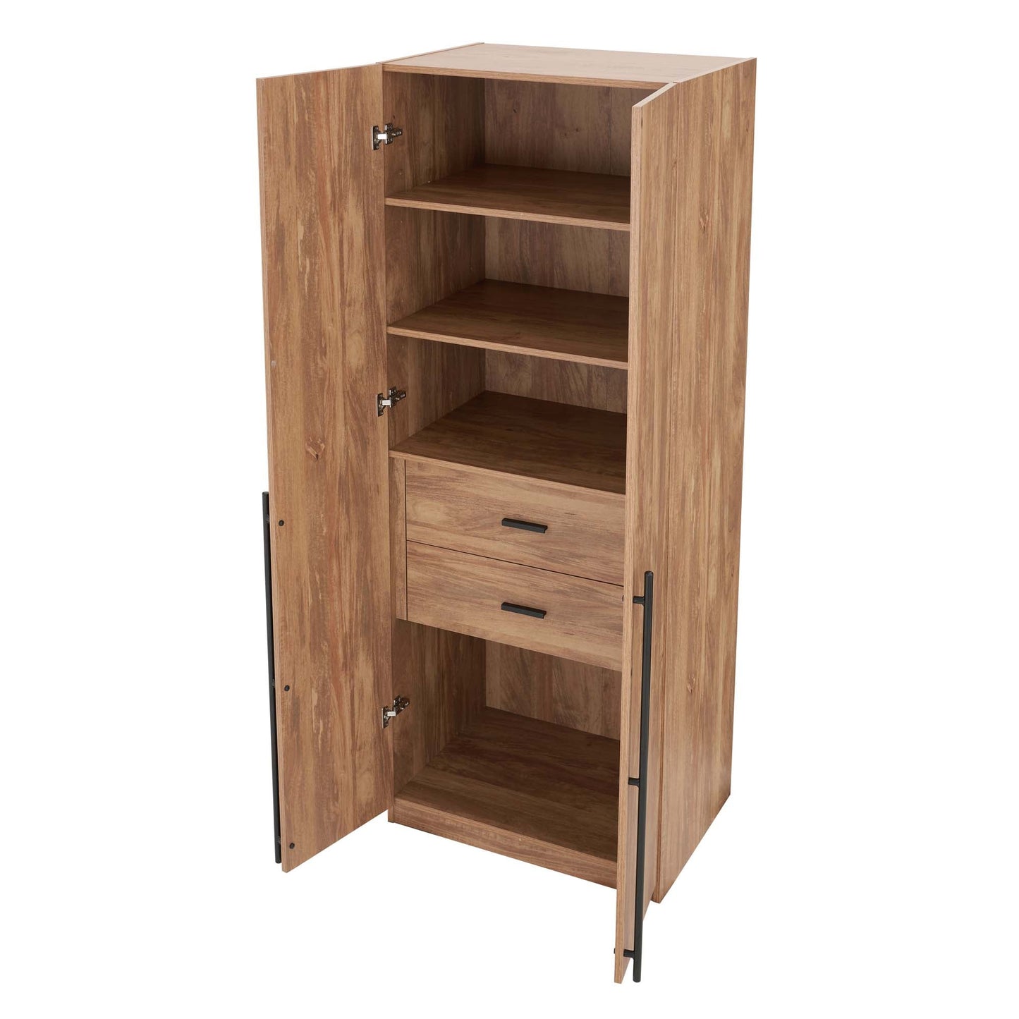 Manhattan Comfort Lee Wardrobe Closet 1.0 - Set of 2