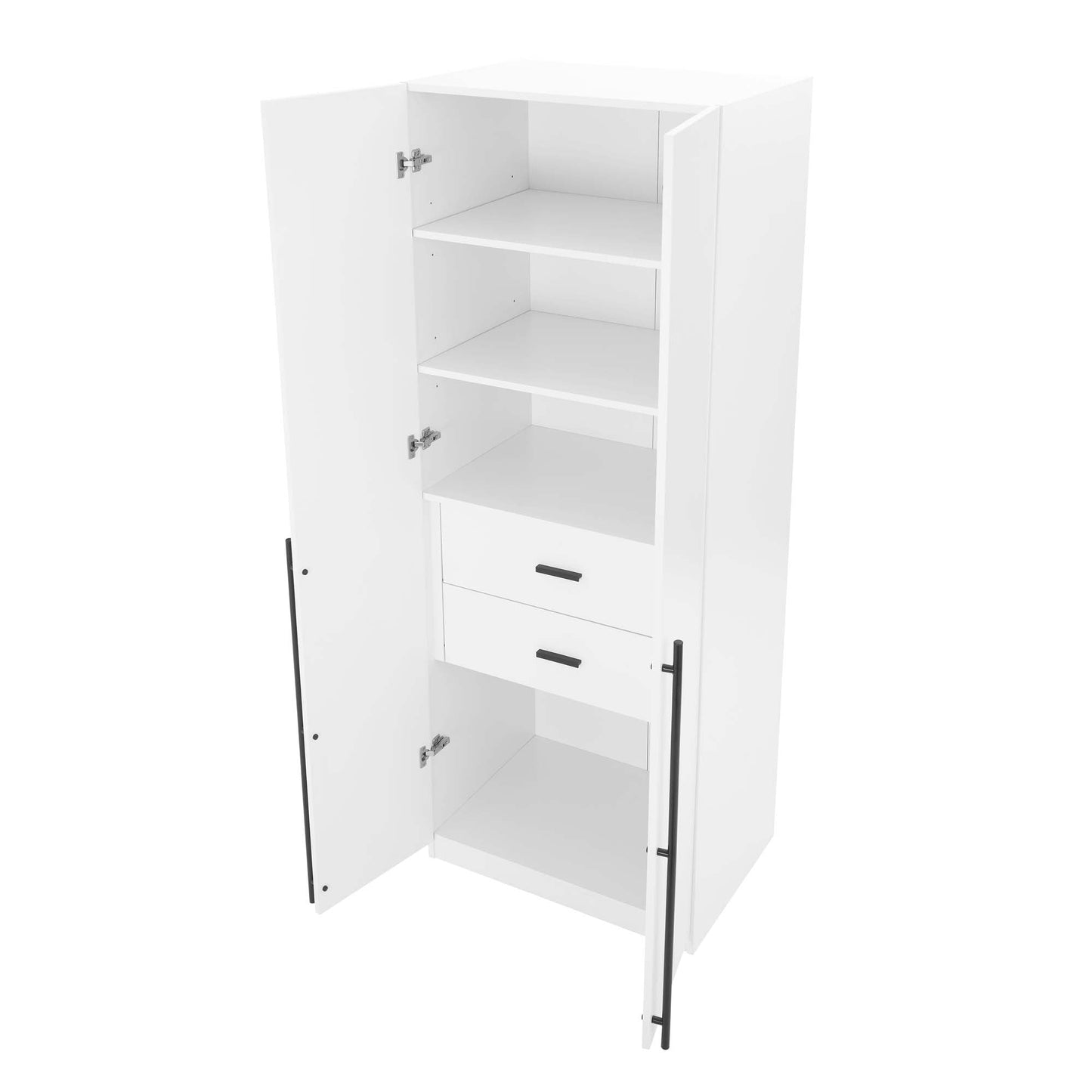 Manhattan Comfort 2-Piece Lee Wardrobe Closet 1.0 and 3.0