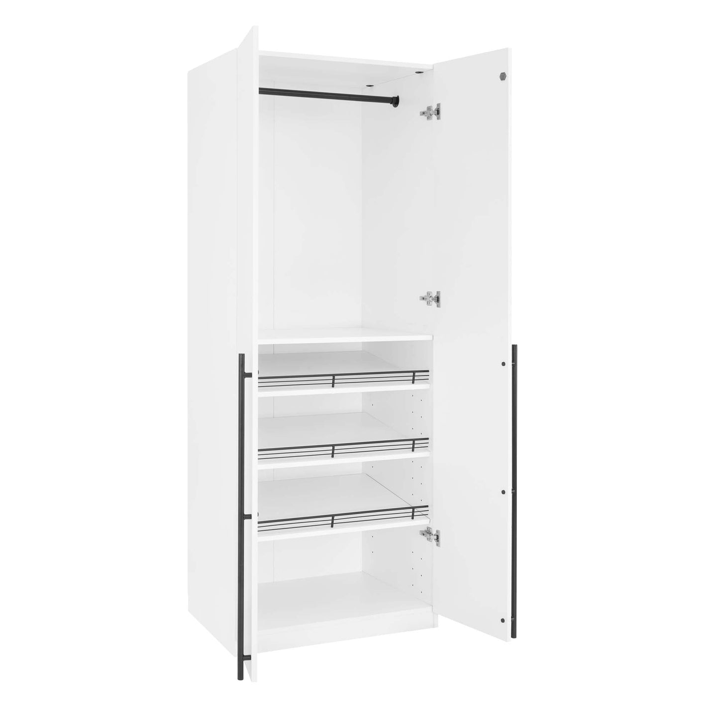 Manhattan Comfort 2-Piece Lee Wardrobe Closet 1.0 and 3.0