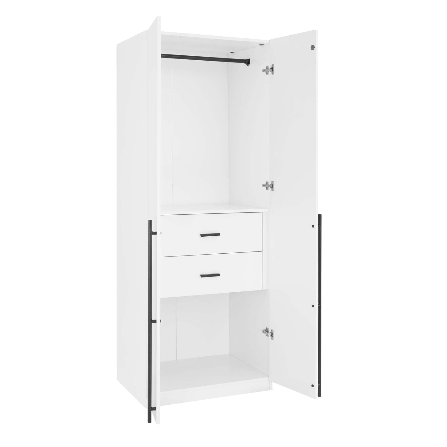 Manhattan Comfort 2-Piece Lee Wardrobe Closet 2.0 and 3.0