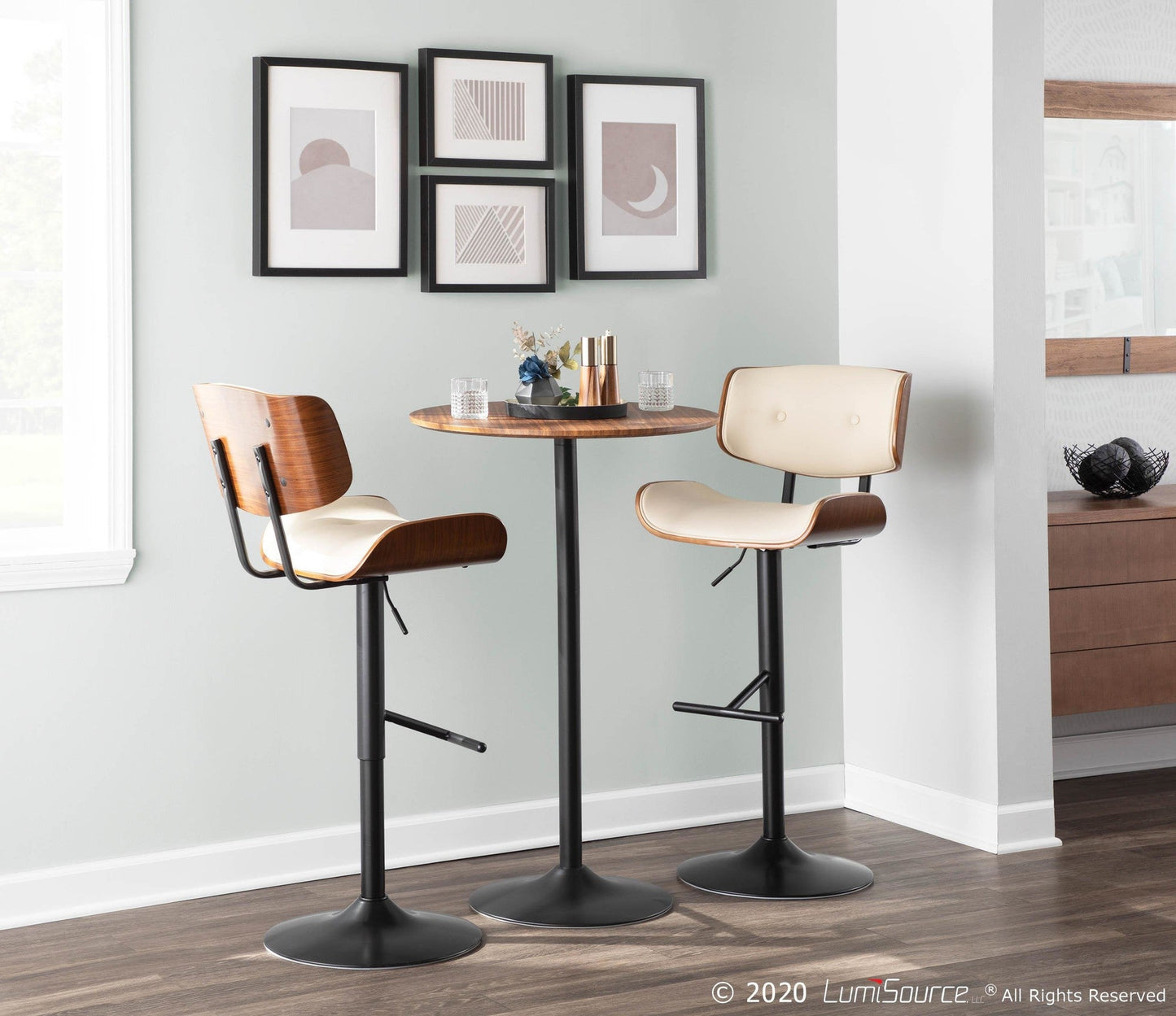Majestic Office Furniture Adjustable Barstool