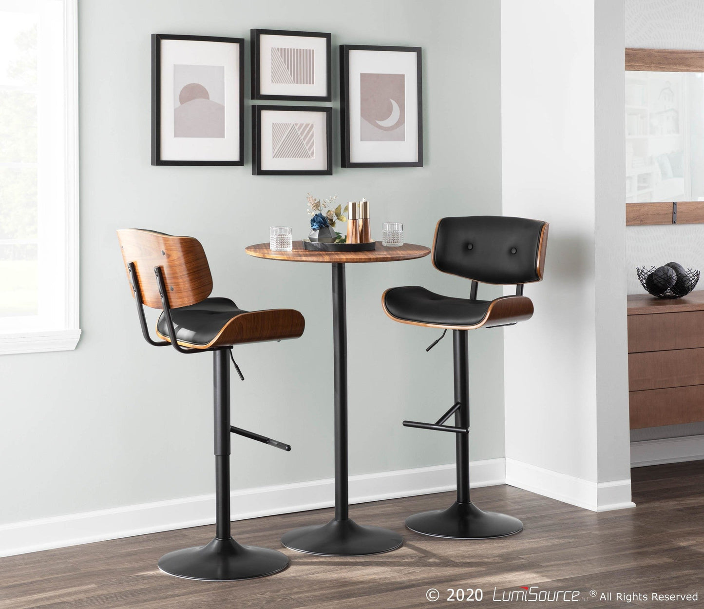 Majestic Office Furniture Adjustable Barstool