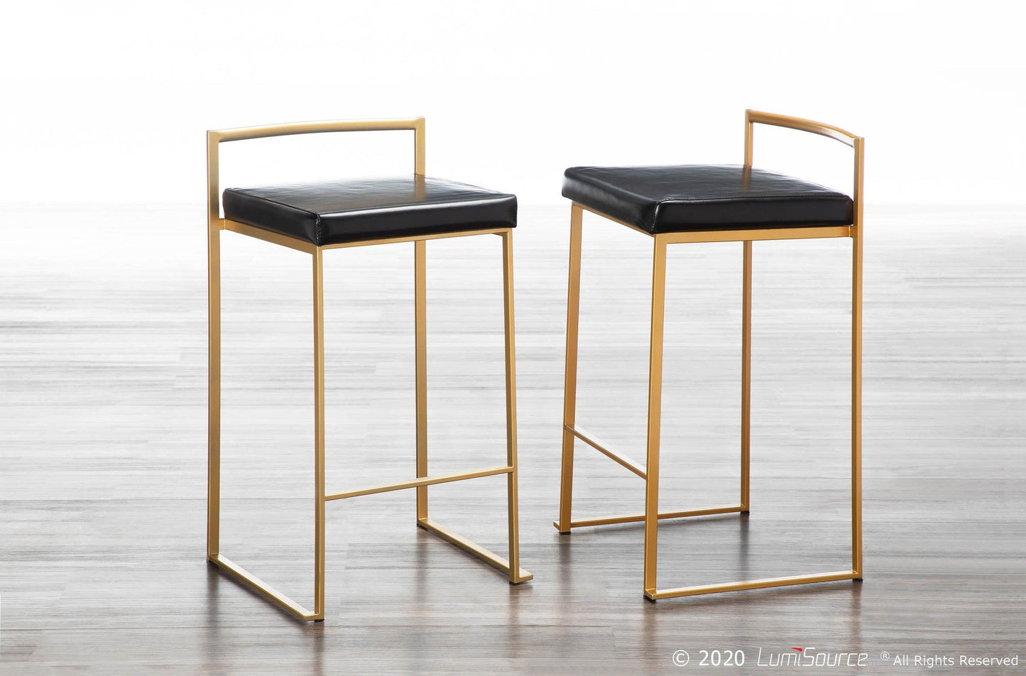 Majestic Office Furniture Stacker 26" Fixed-Height Counter Stool - Set Of 3