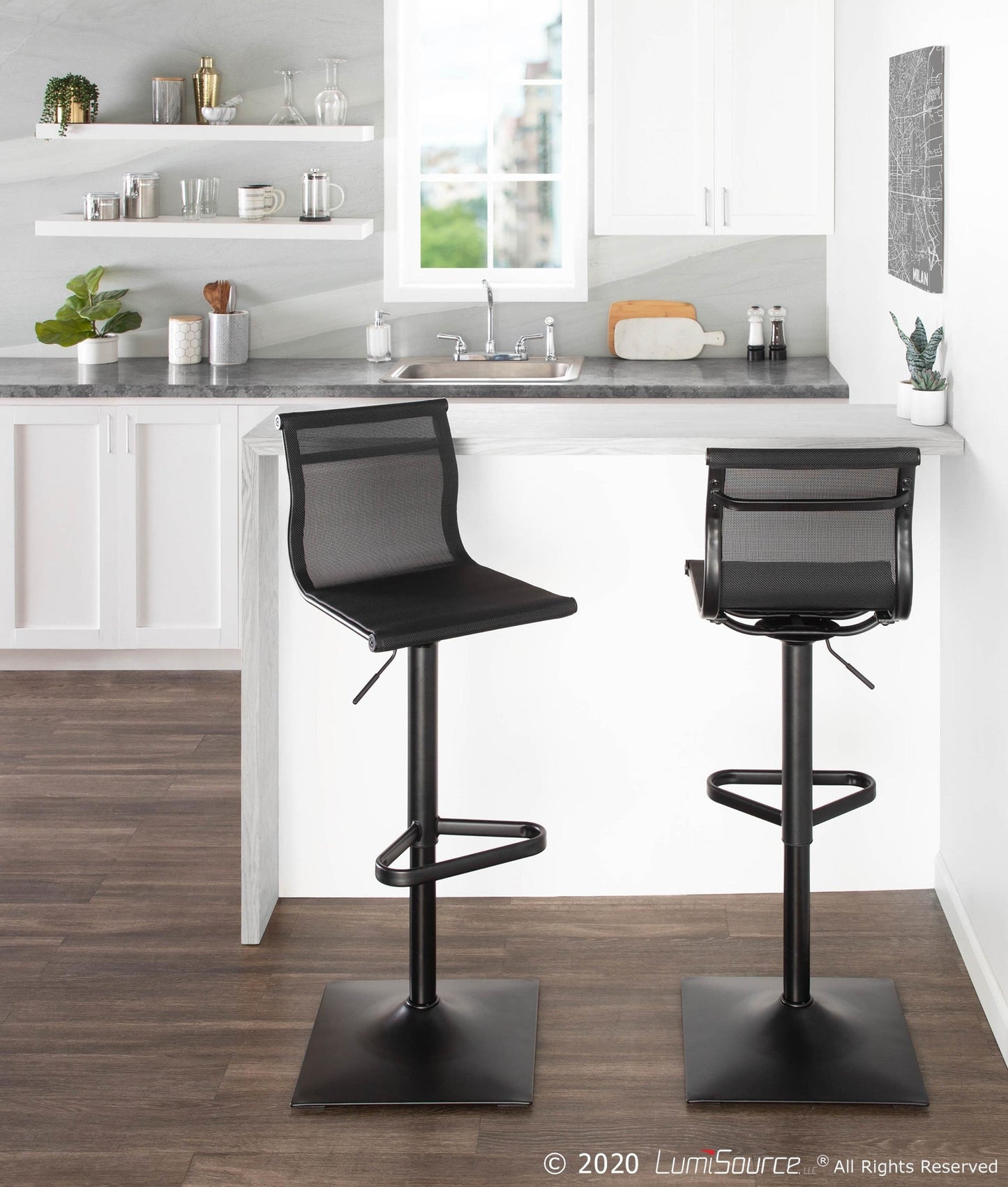 Majestic Office Furniture Adjustable Barstool