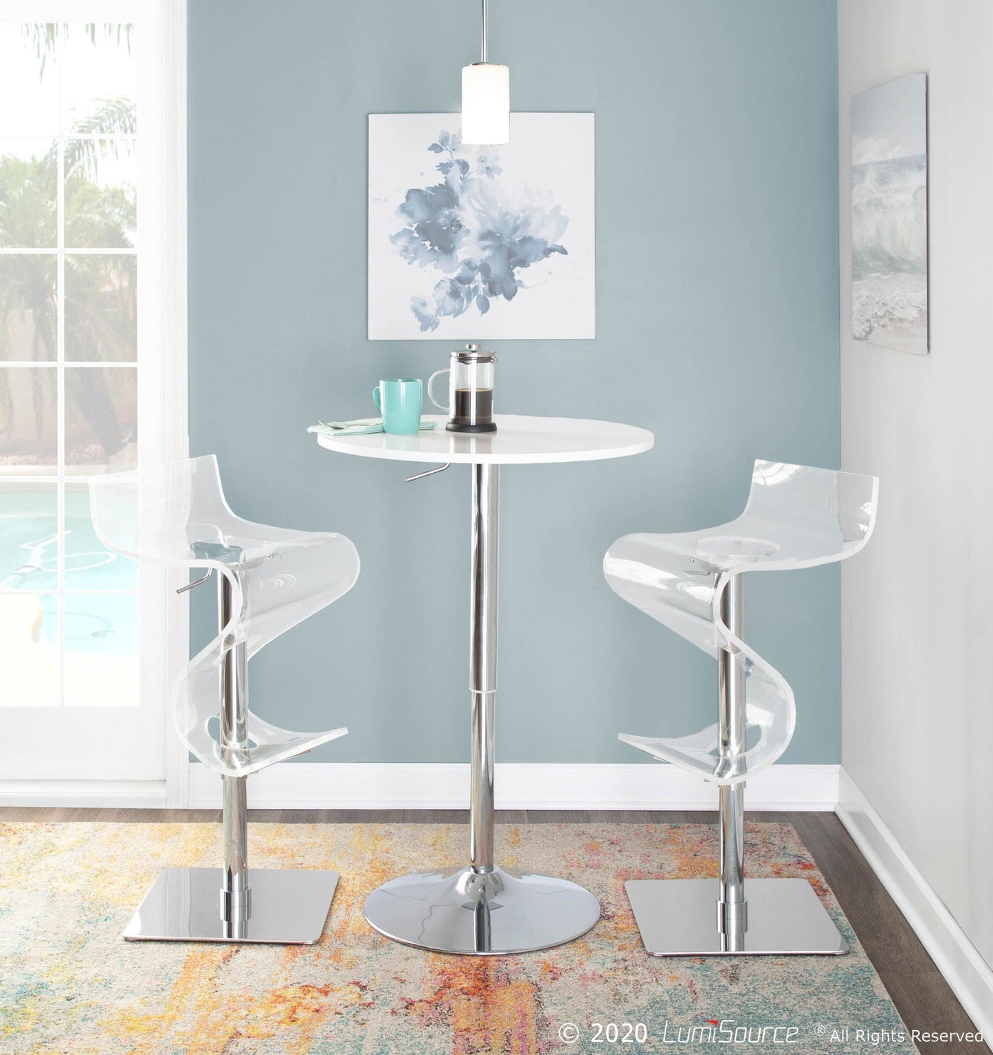 Majestic Office Furniture Adjustable Barstool