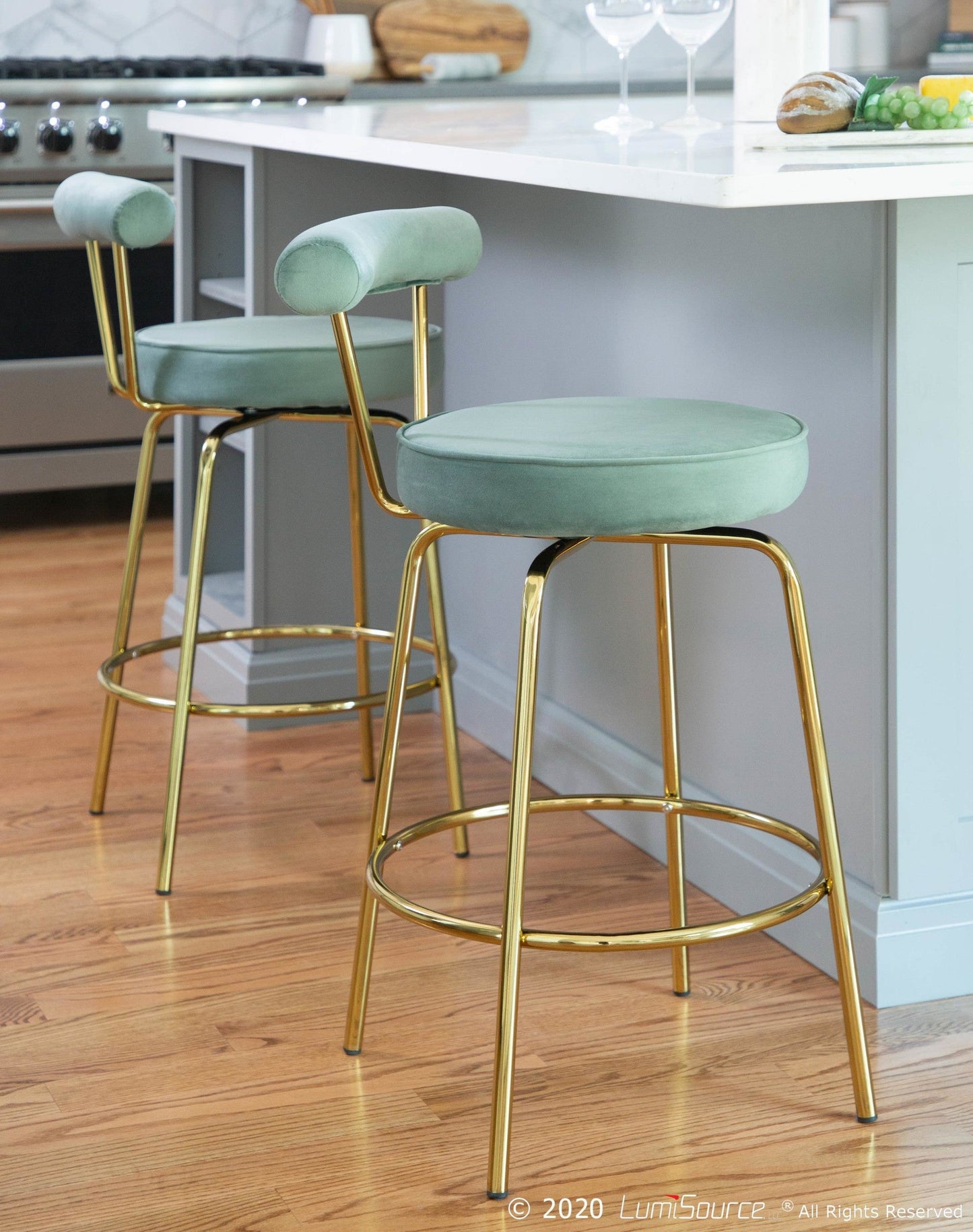 Majestic Office Furniture 26" Fixed-Height Counter Stool - Set of 2