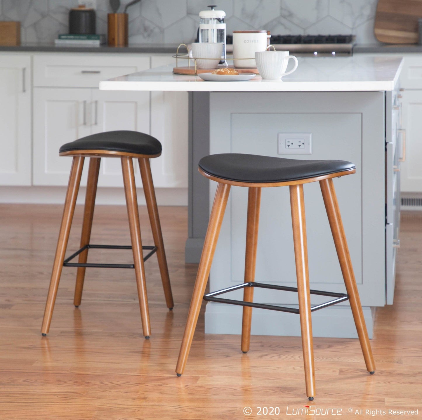 Majestic Office Furniture 26" Fixed-Height Counter Stool - Set of 2