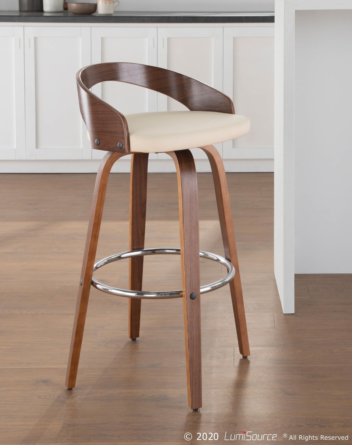 Majestic Office Furniture 30" Fixed-Height Barstool - Set of 2
