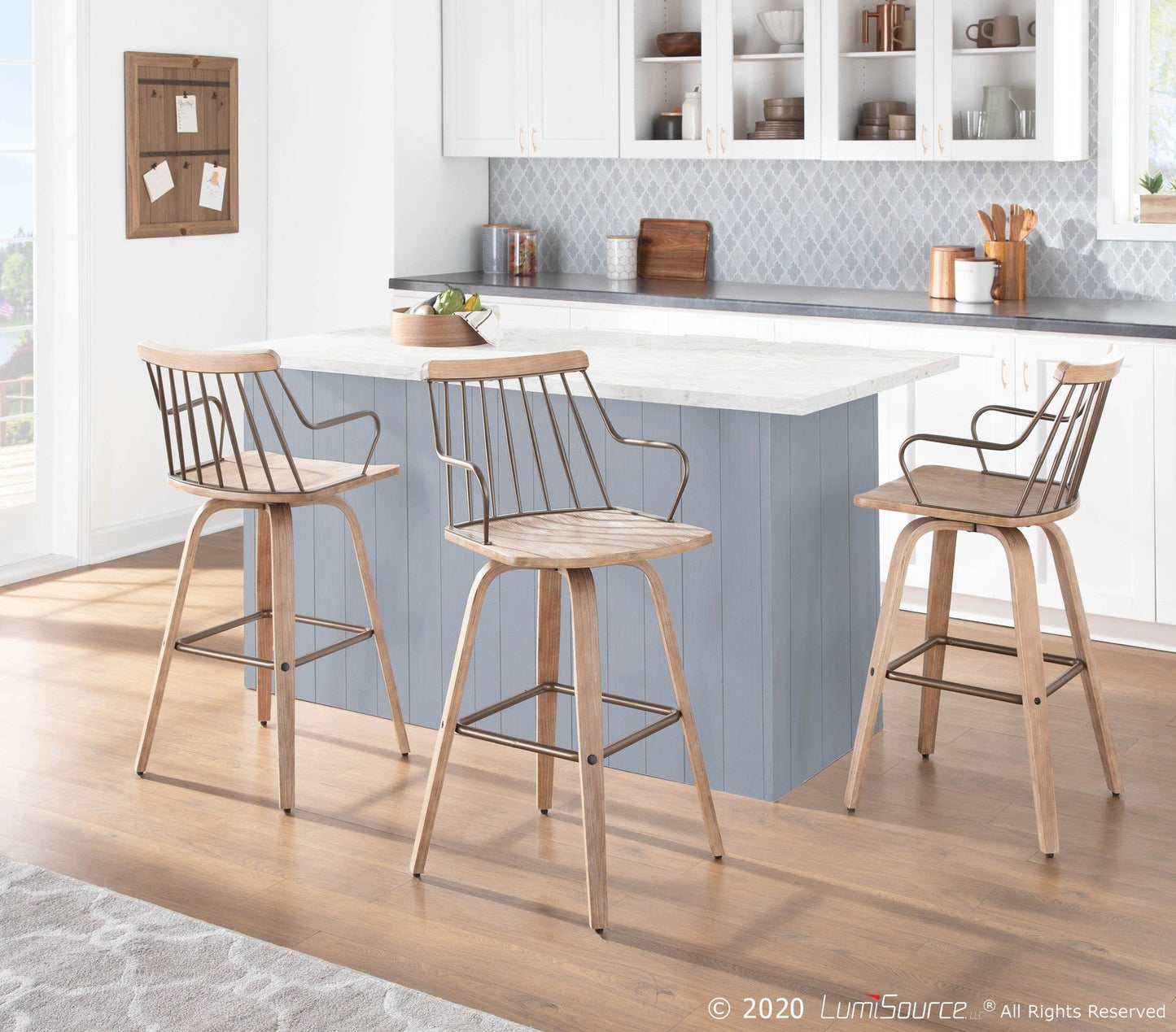Majestic Office Furniture 26" Fixed-Height Counter Stool