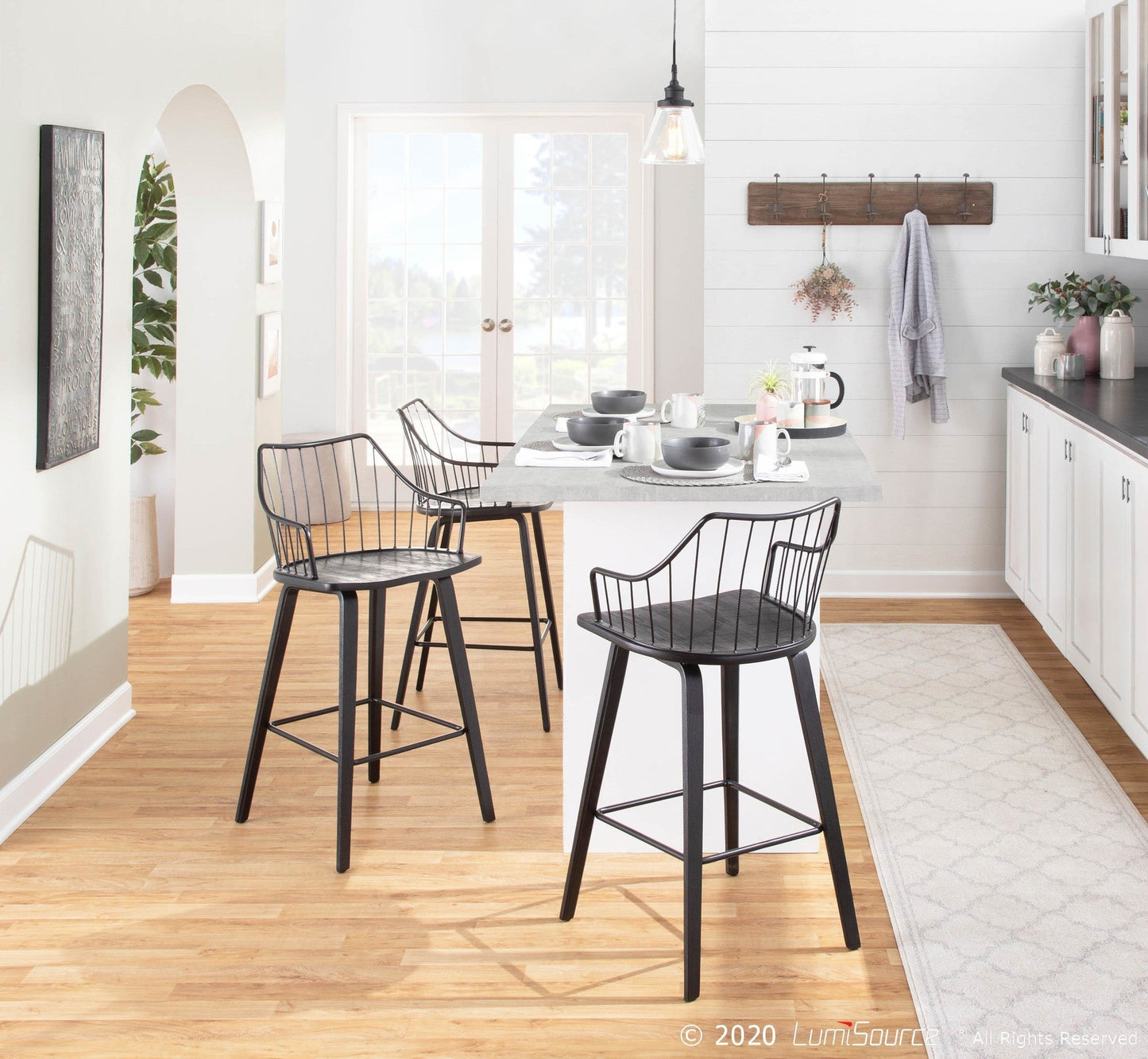 Majestic Office Furniture 26" Fixed-Height Counter Stool