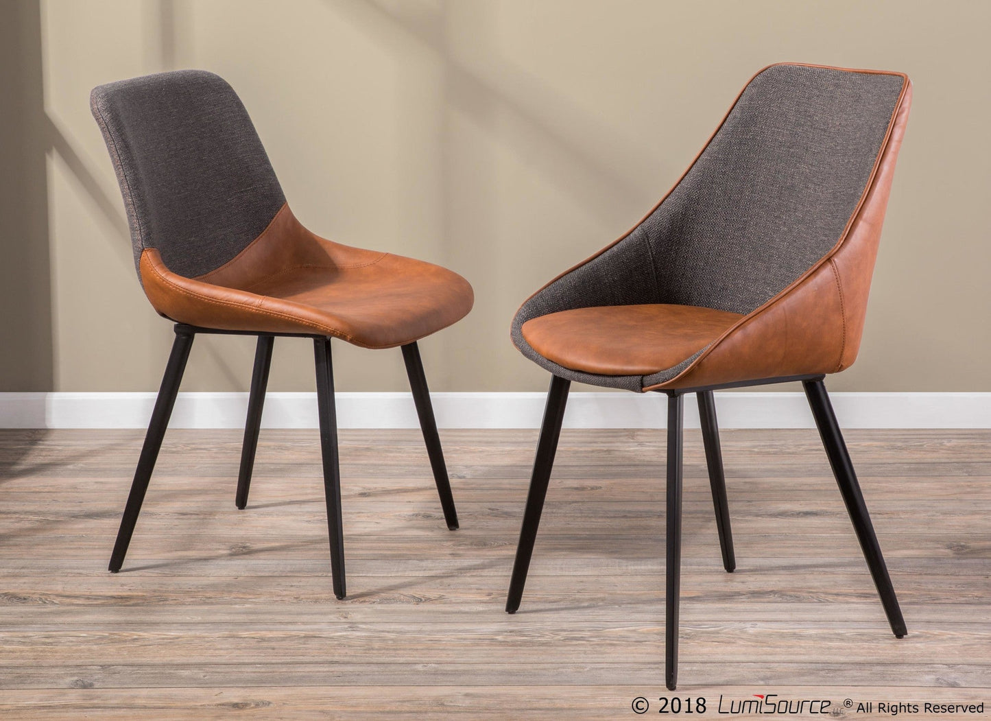 Majestic Office Furniture Two-tone Chair - Set of 2