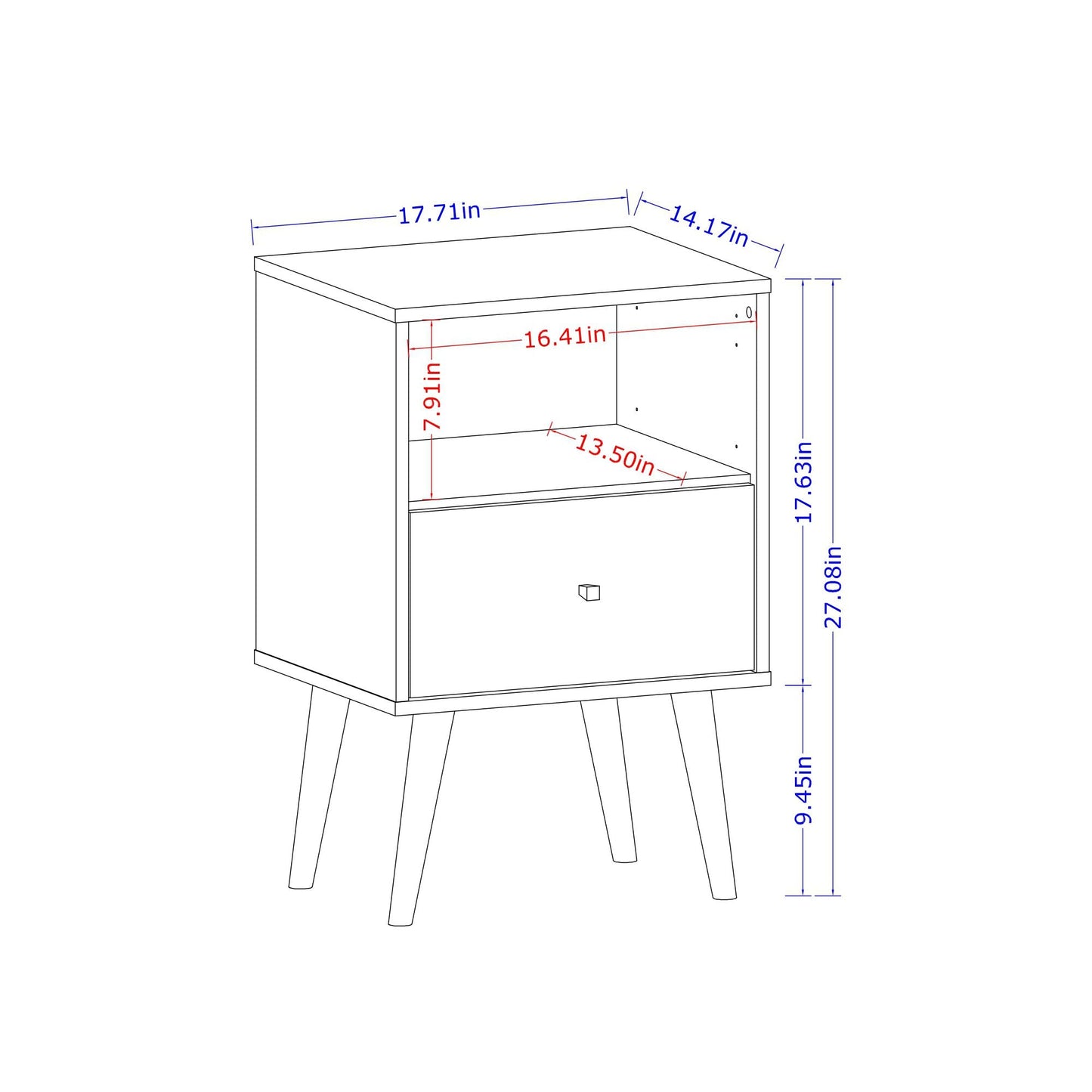 Manhattan Comfort Liberty Nightstand