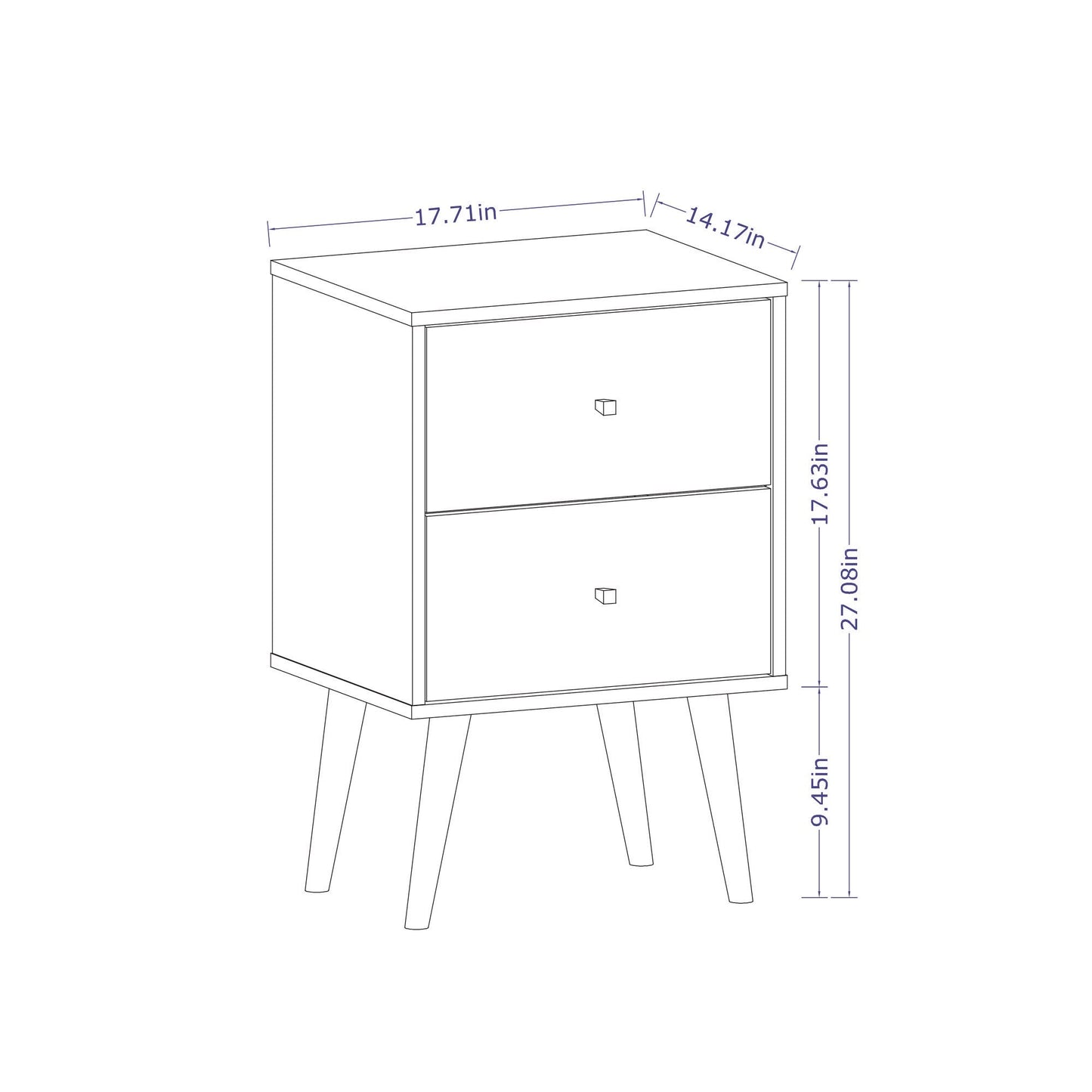 Manhattan Comfort Liberty Nightstand
