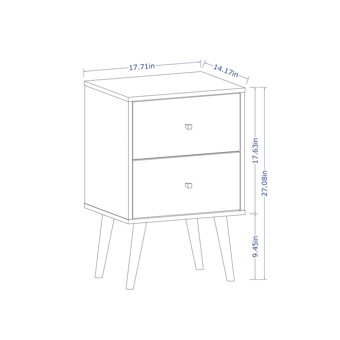 Manhattan Comfort Liberty Nightstand