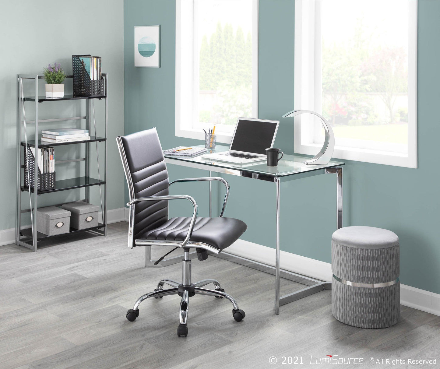Lumisource Cinch Nesting Ottoman Set