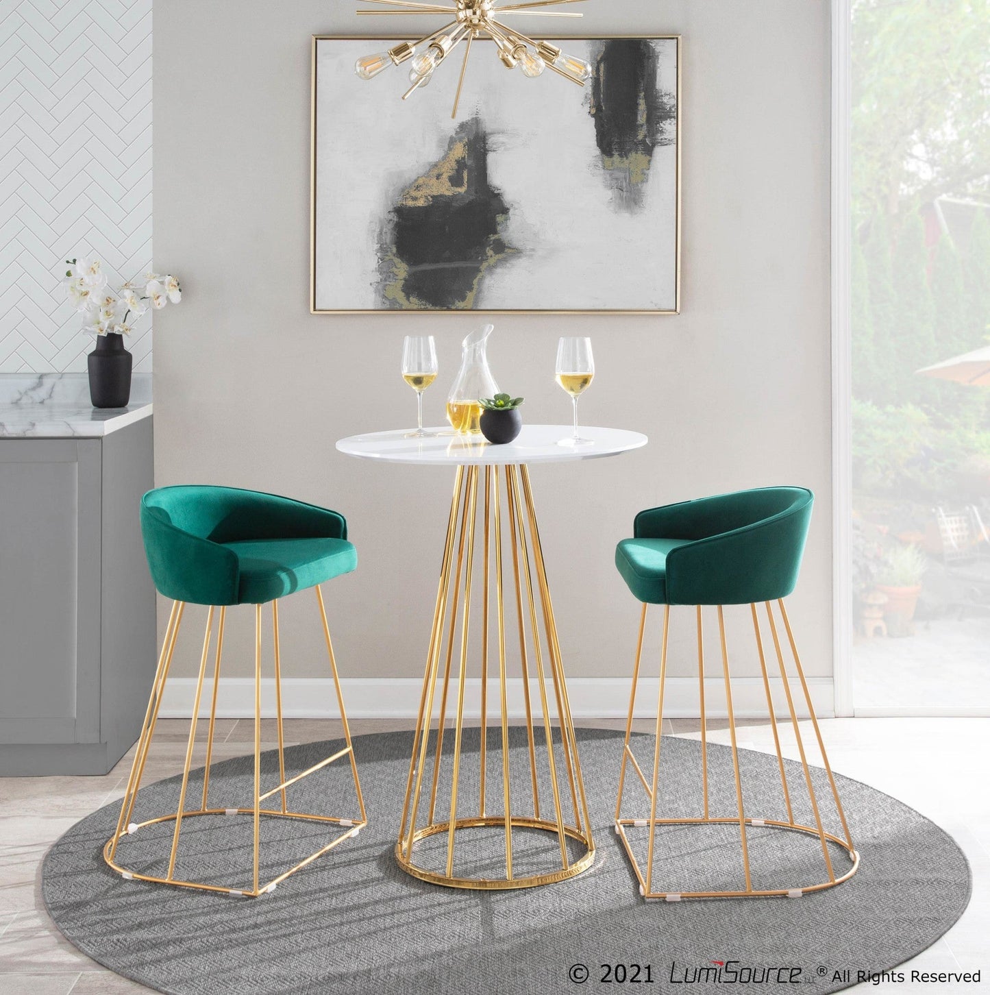 Majestic Office Furniture Counter Stool - Set of 2