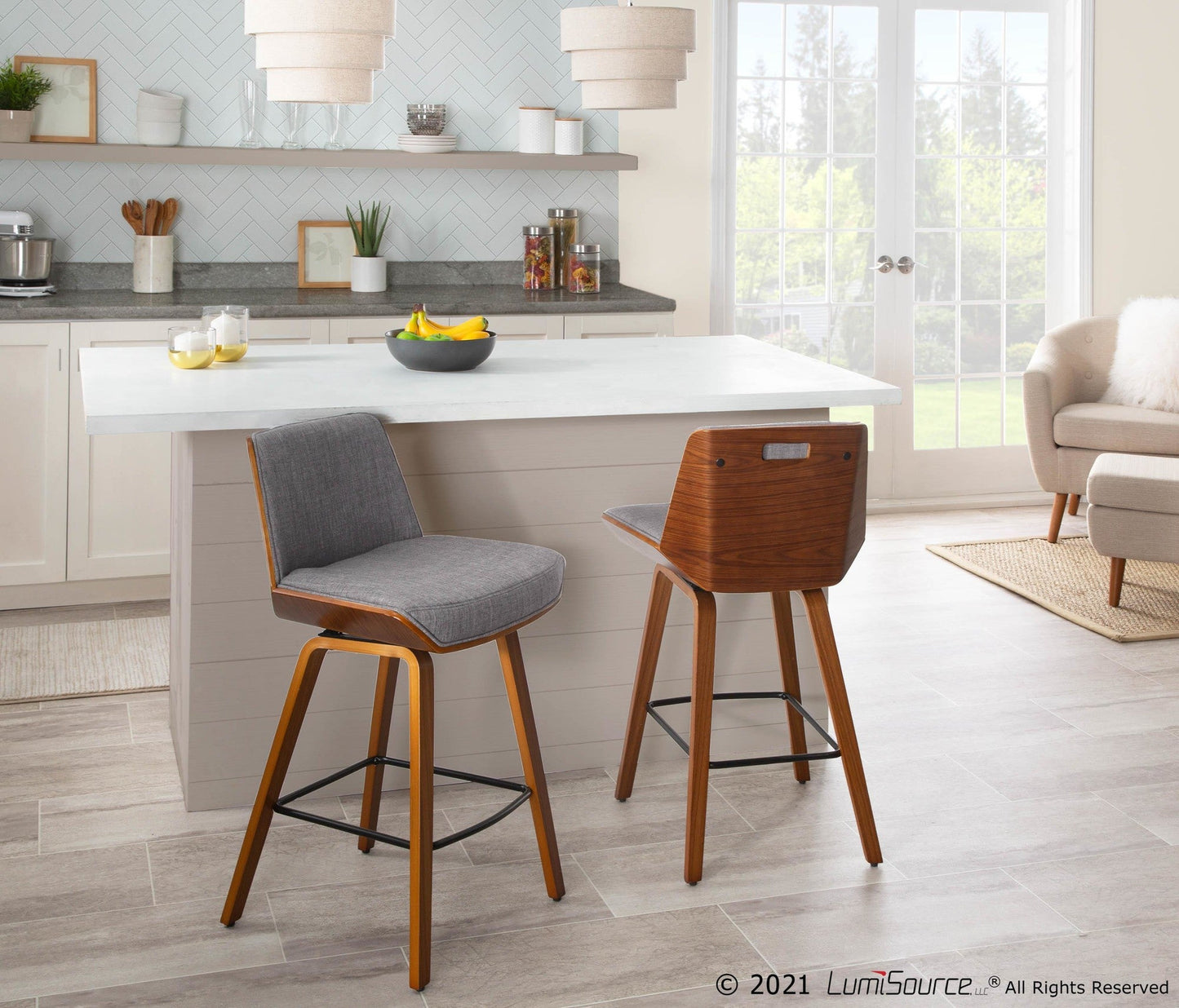 Majestic Office Furniture 26" Fixed-Height Counter Stool