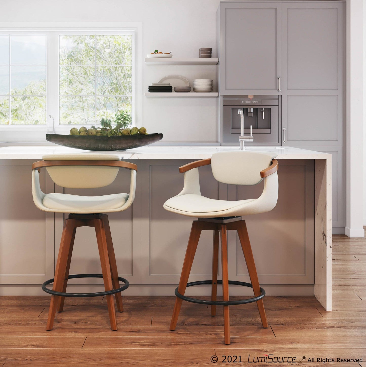 Majestic Office Furniture 26" Fixed-Height Counter Stool