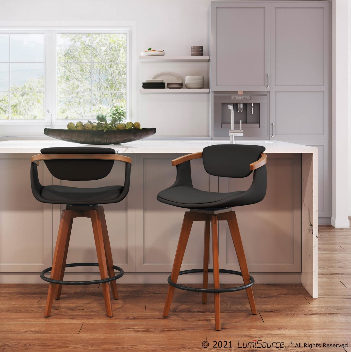 Majestic Office Furniture 26" Fixed-Height Counter Stool