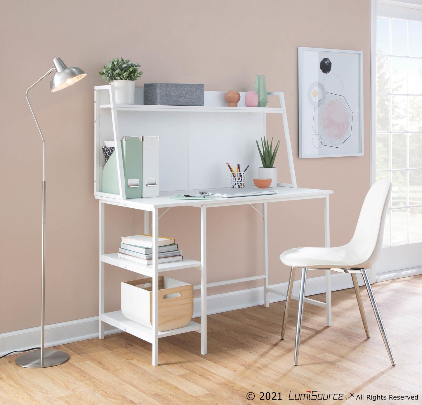 Lumisource Geo Shelf Desk