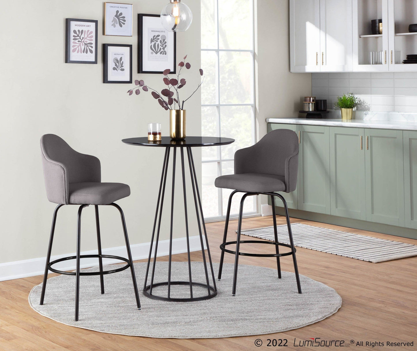 Majestic Office Furniture 26" Fixed-Height Counter Stool - Set of 2