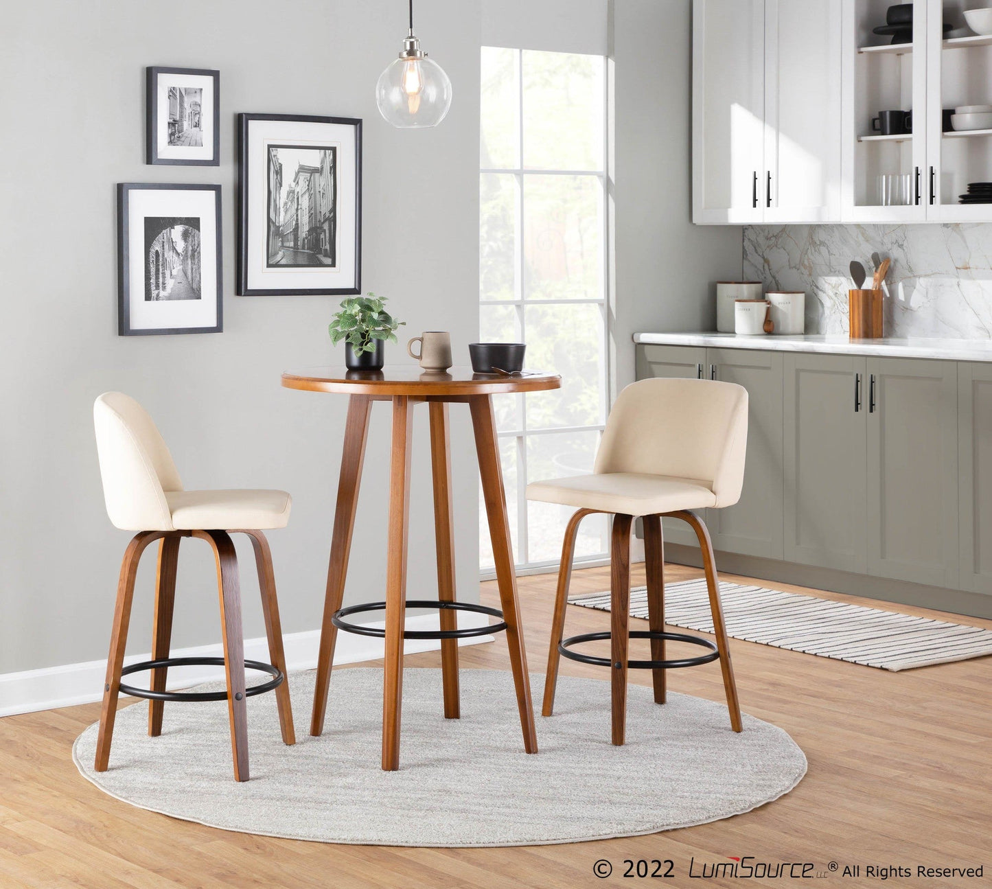 Majestic Office Furniture 26" Fixed-Height Counter Stool - Set of 2