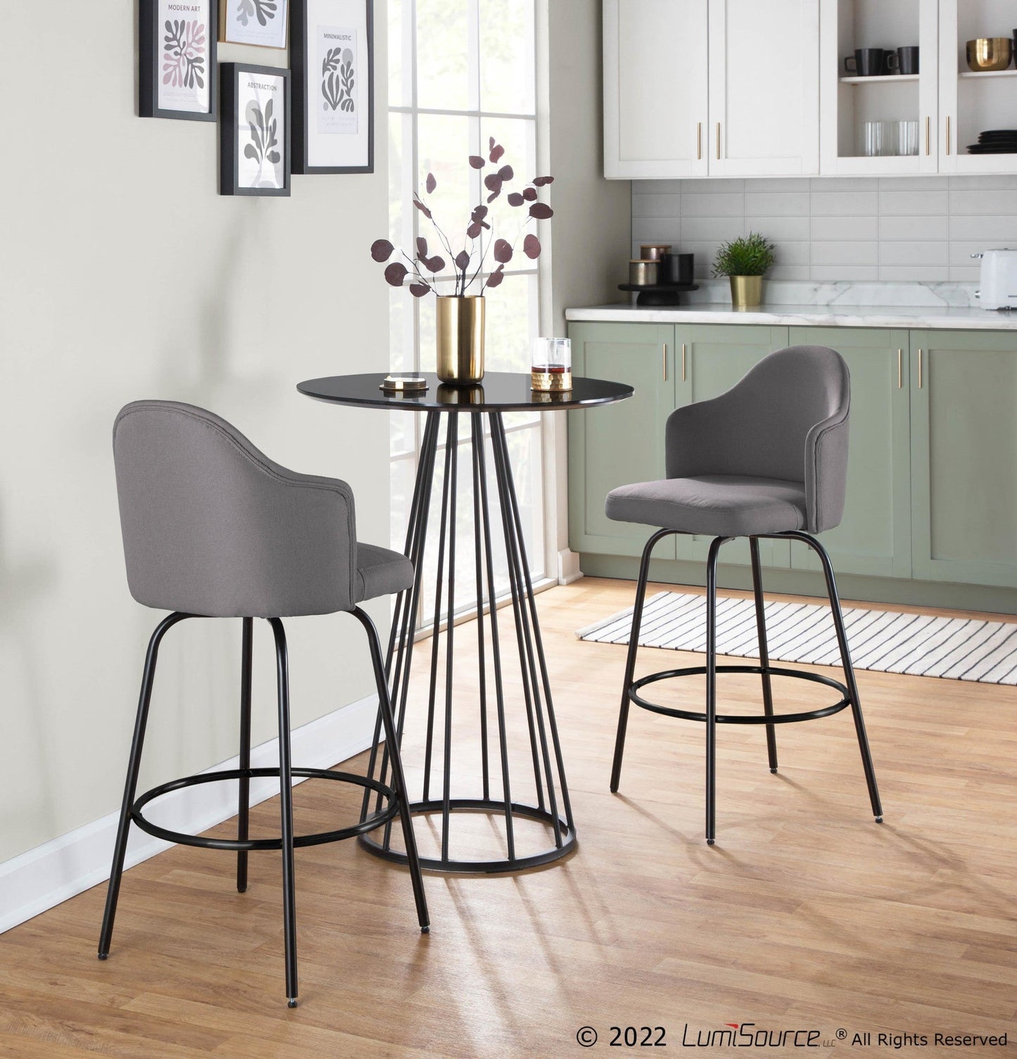 Majestic Office Furniture 26" Fixed-Height Counter Stool - Set of 2