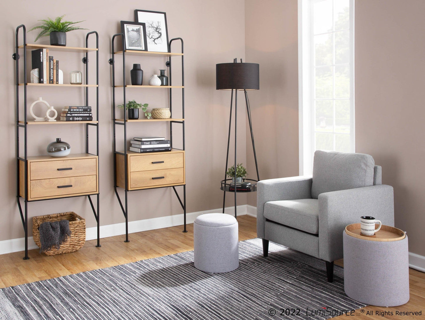 Lumisource Lean Bookcase