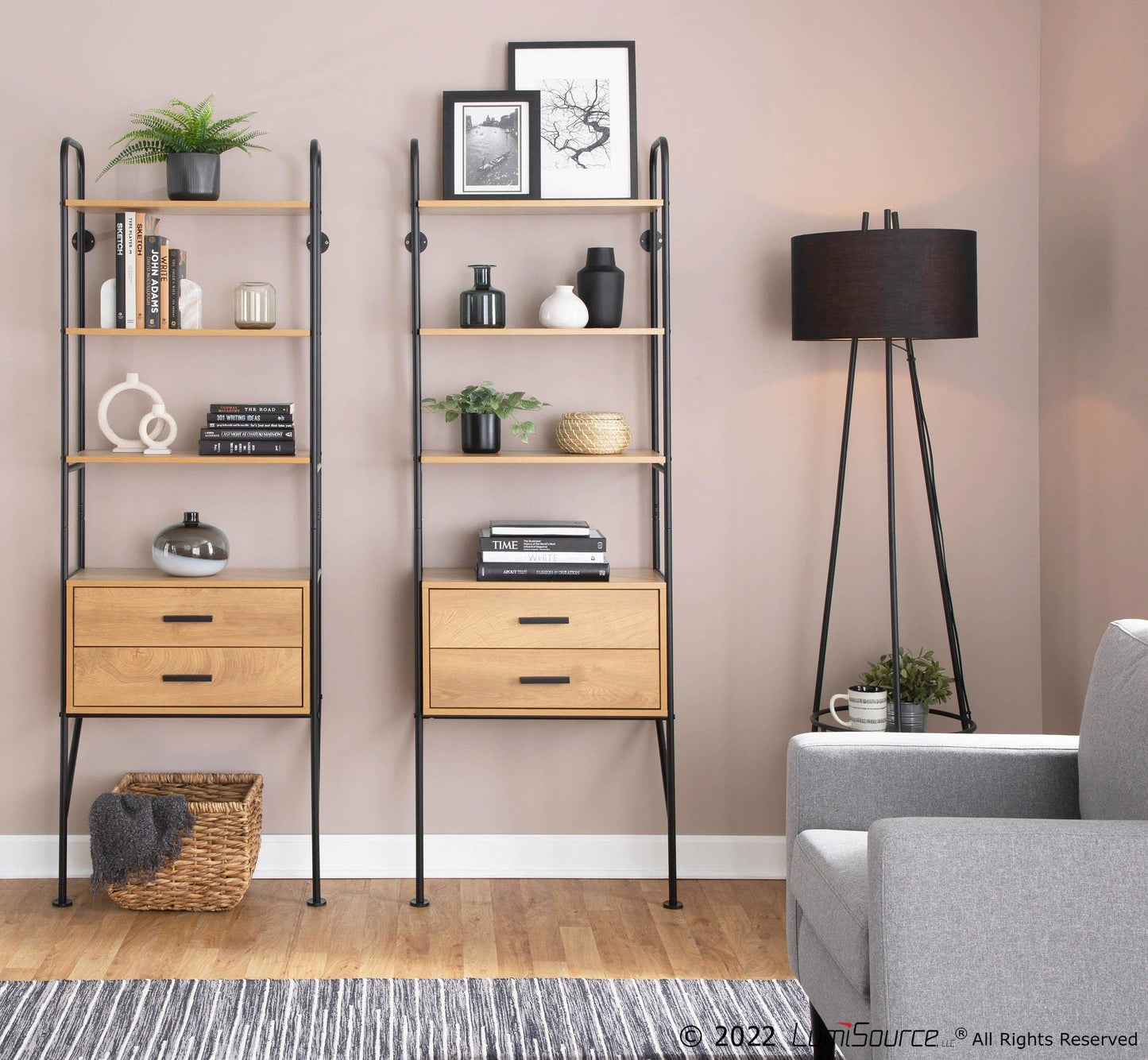 Lumisource Lean Bookcase