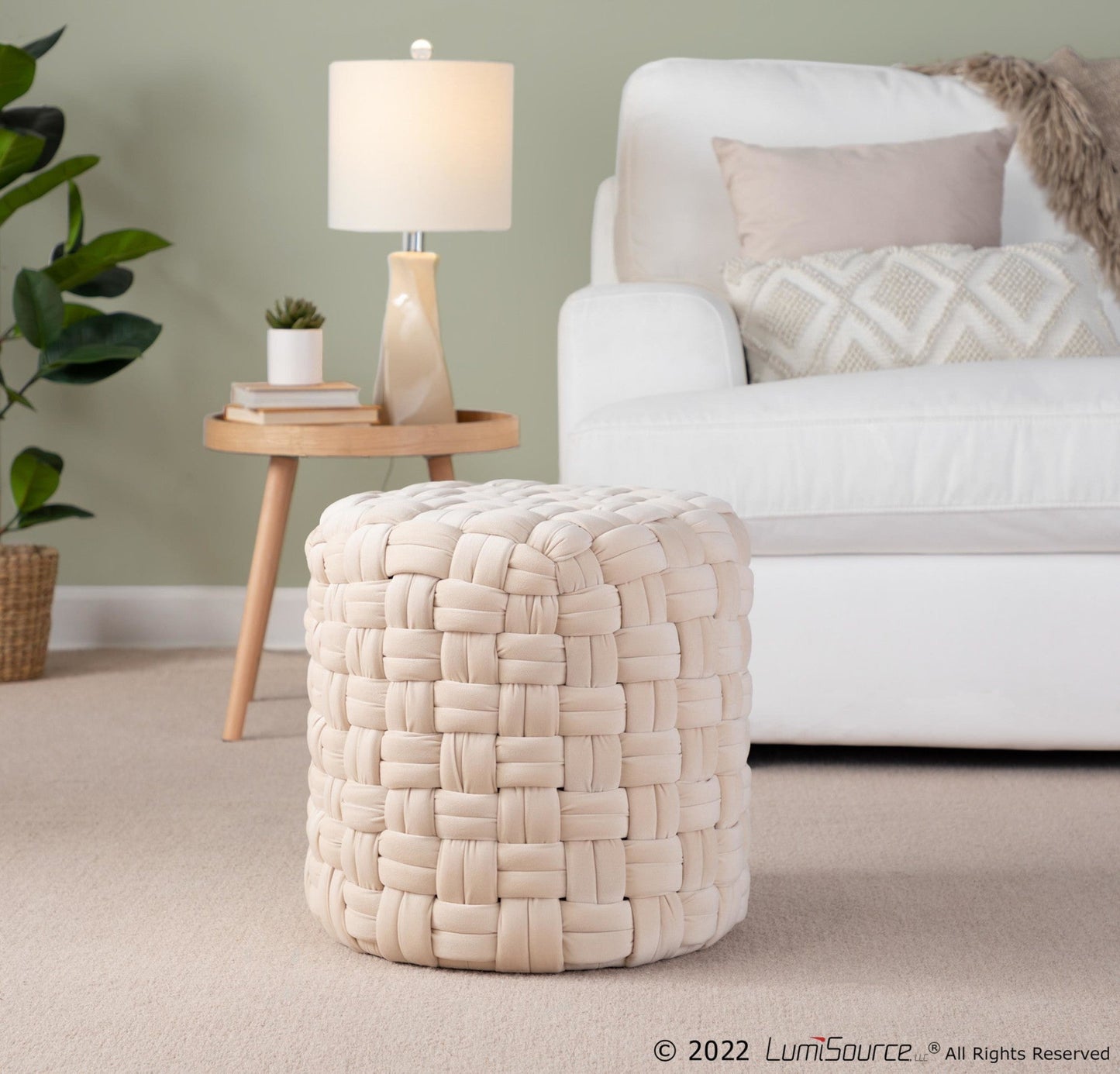 Majestic Office Furniture Round 16" Ottoman