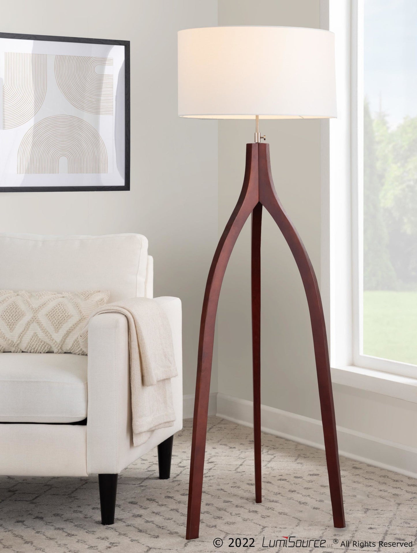 Lumisource Wishbone Floor Lamp